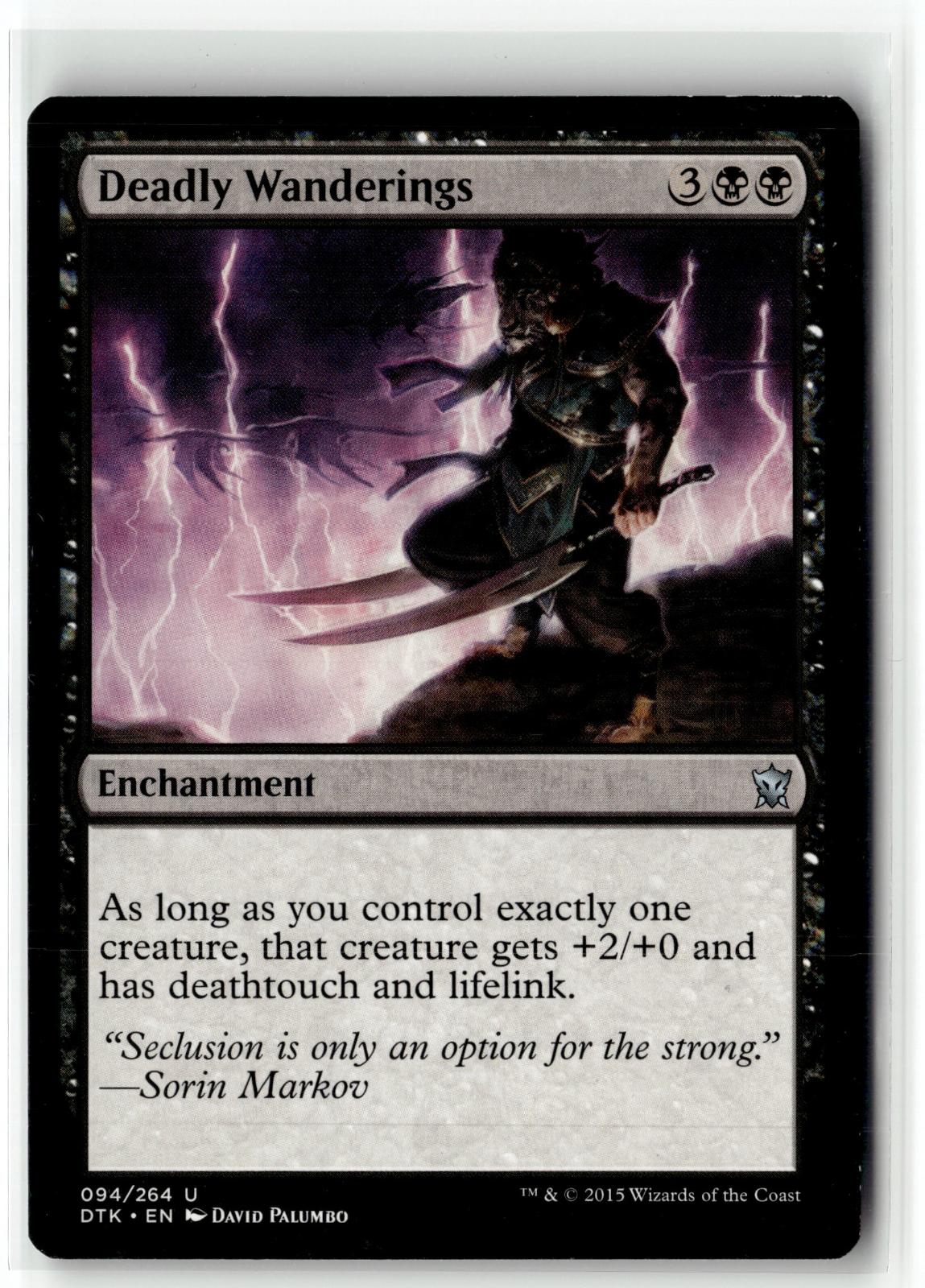 Deadly Wanderings 94 Uncommon Dragons of Tarkir Magic: The Gathering Near Mint