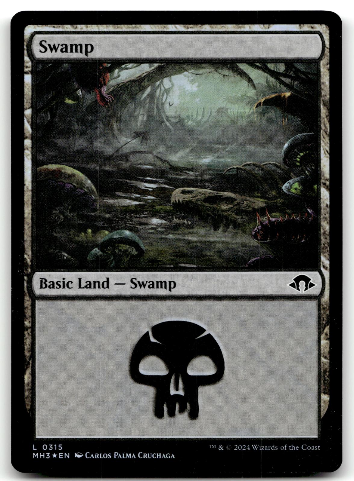 Swamp (0315) 315 Land Modern Horizons 3 Magic: The Gathering Foil Near Mint