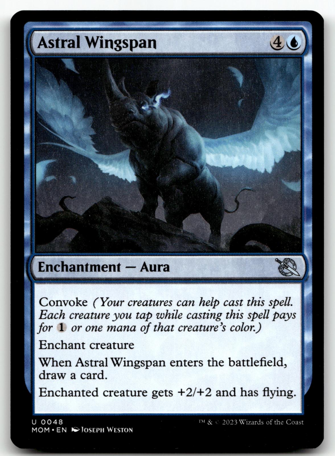 Astral Wingspan 48 Uncommon March of the Machine Magic: The Gathering Near Mint