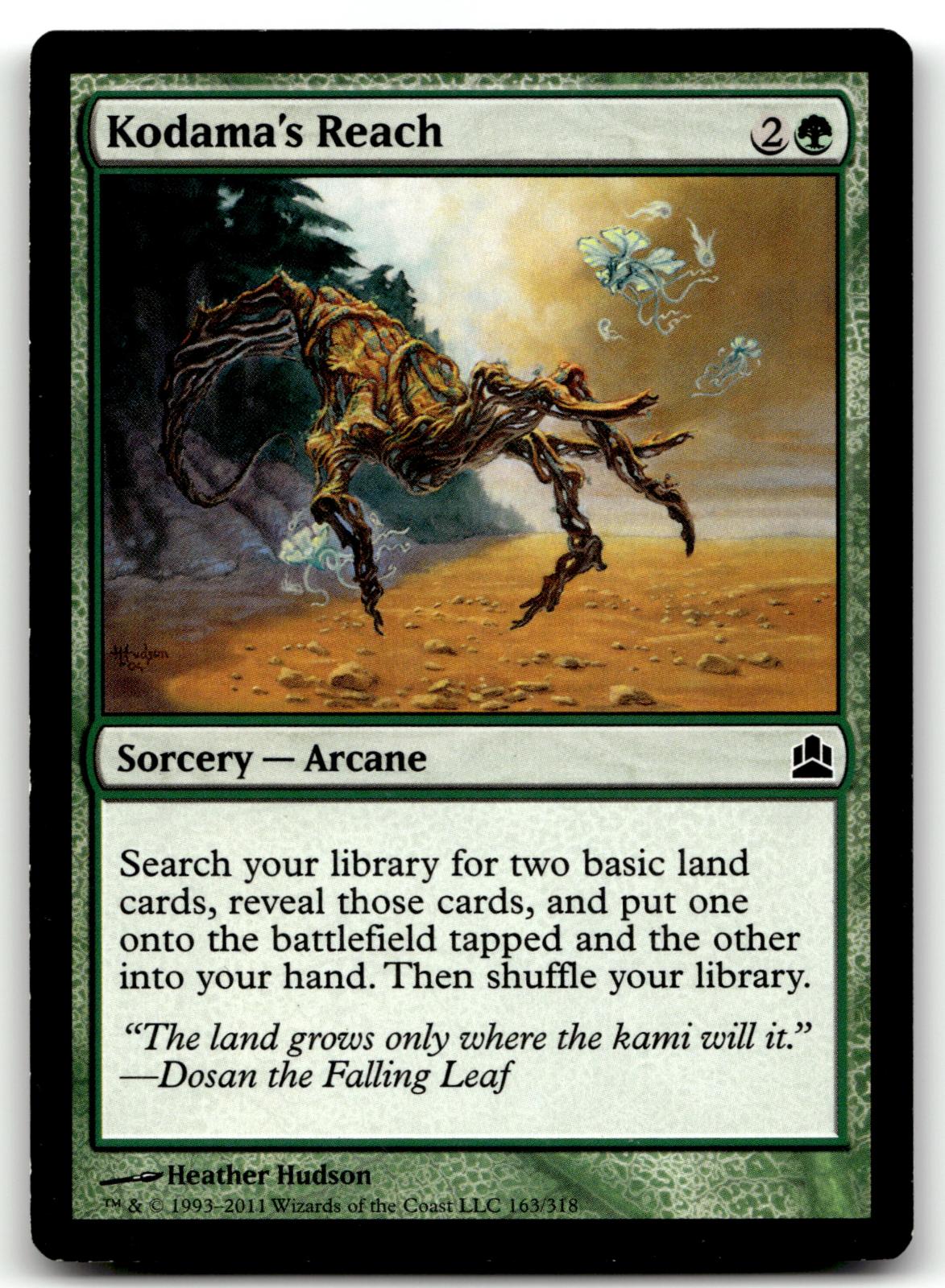 Kodama's Reach 163 Common Commander Magic: The Gathering Near Mint