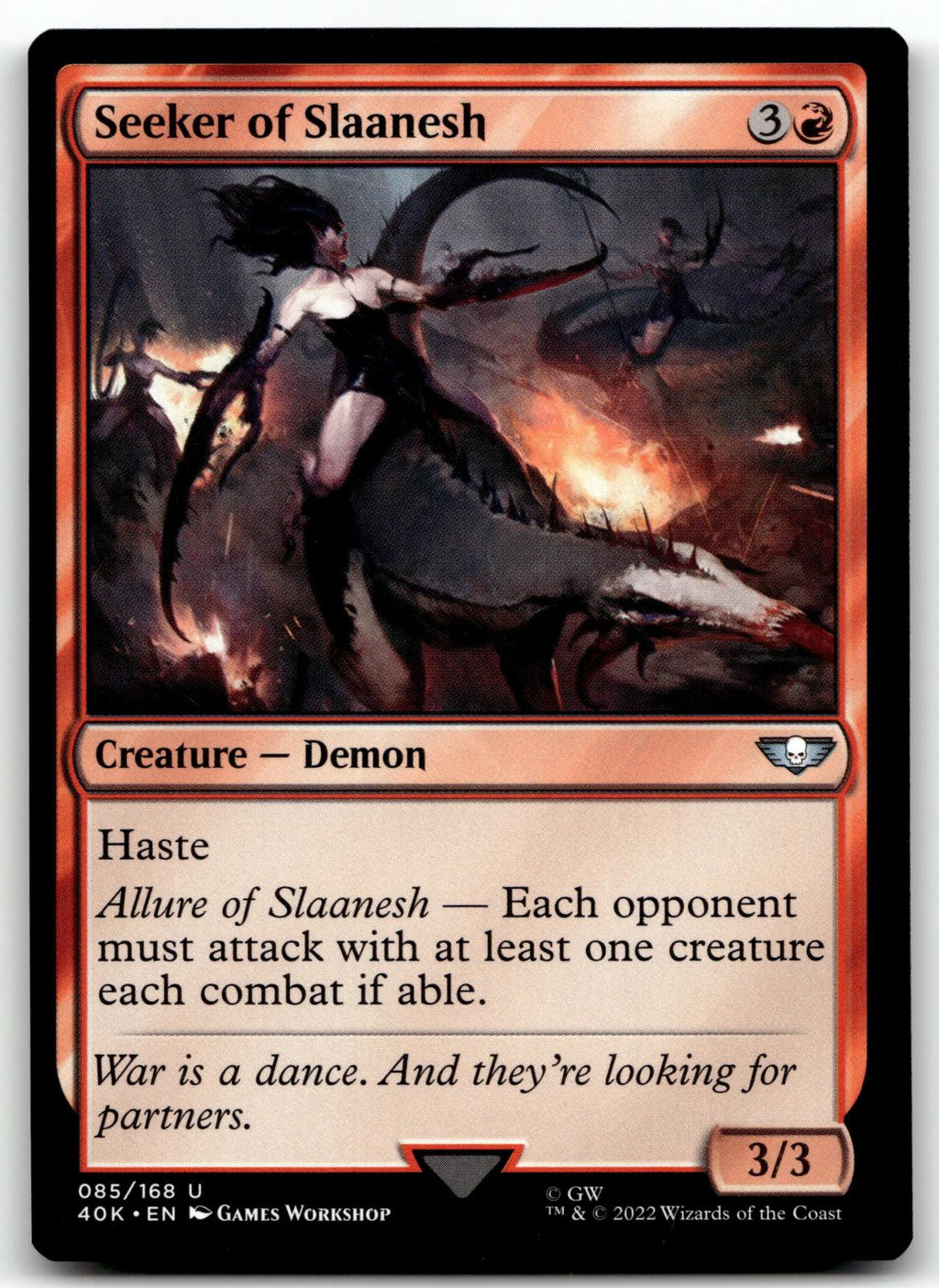 Seeker of Slaanesh 85 Universes Beyond: Warhammer 40,000 Magic: The Gathering NM