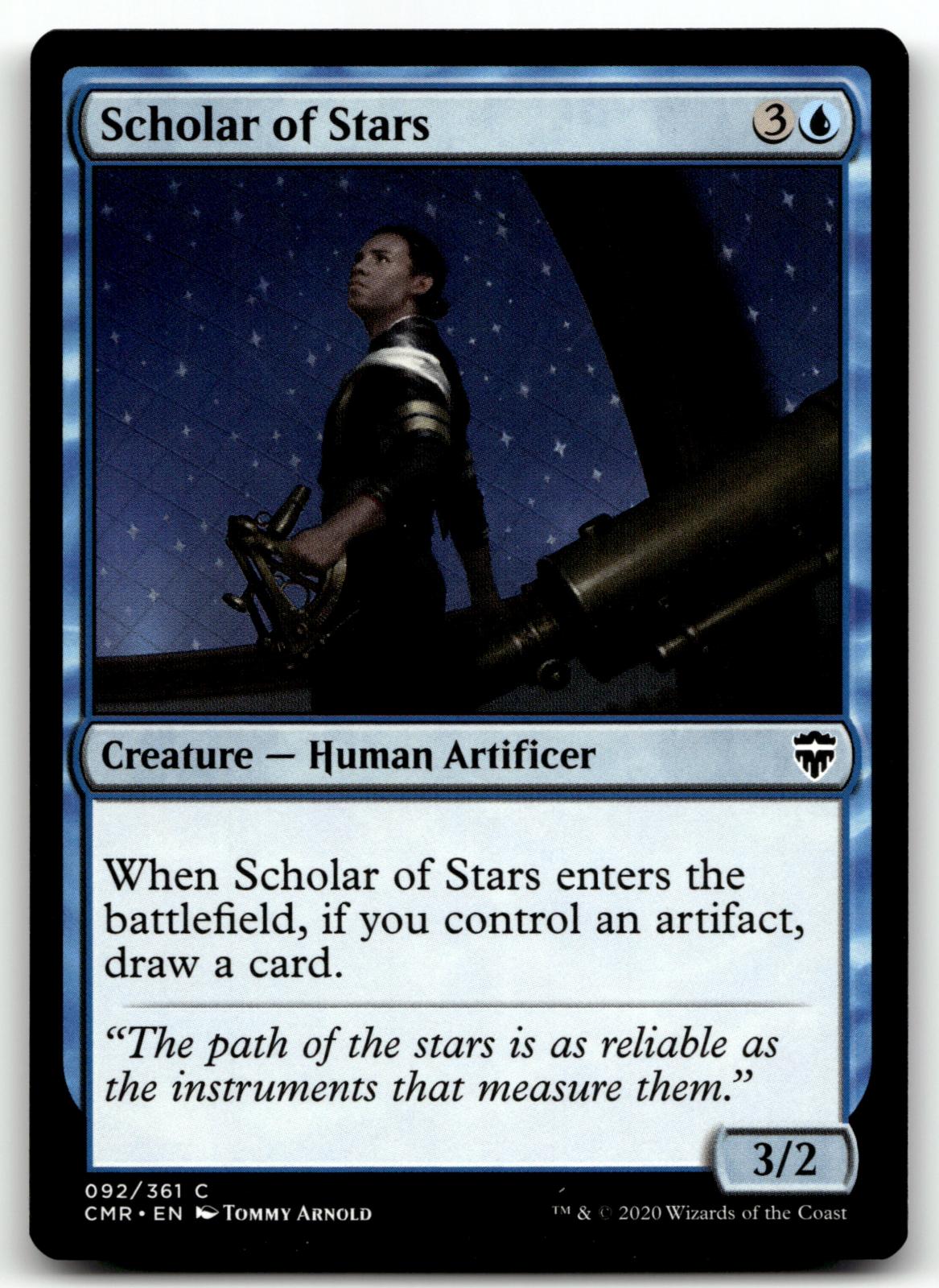 Scholar of Stars 92 Common Commander Legends Magic: The Gathering Near Mint
