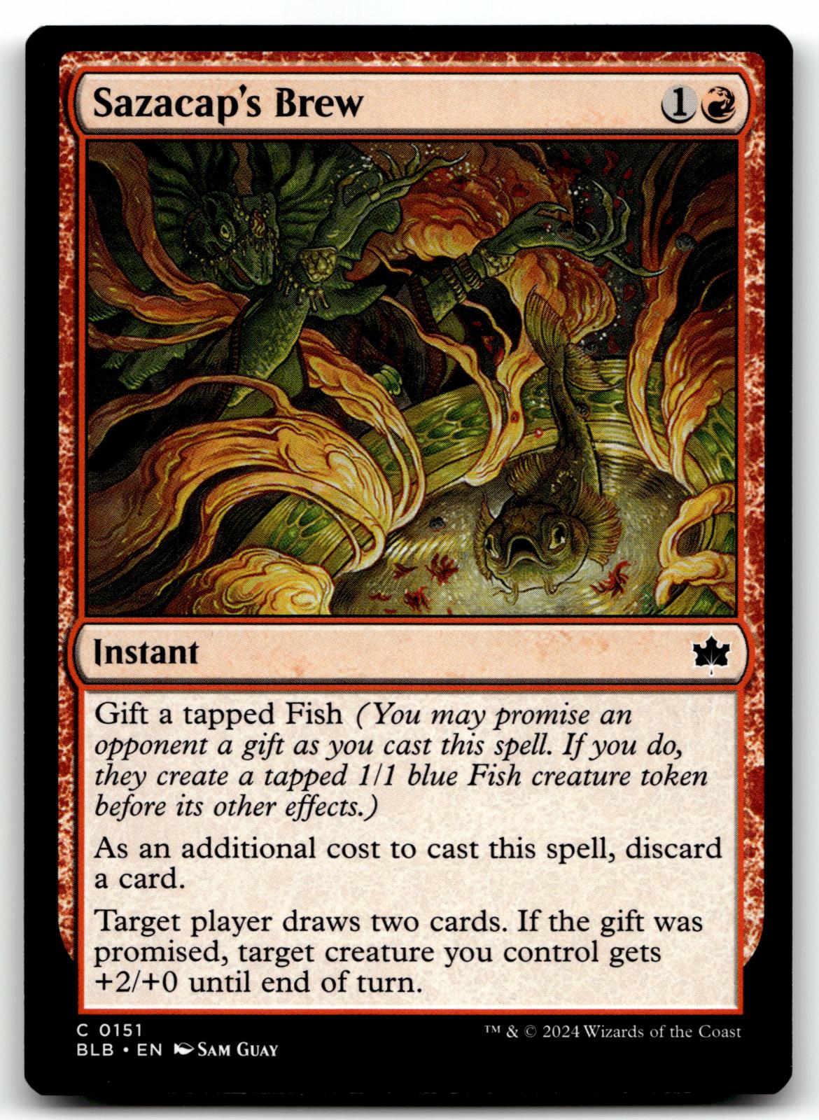 Sazacap's Brew 151 Common Bloomburrow Magic: The Gathering Near Mint