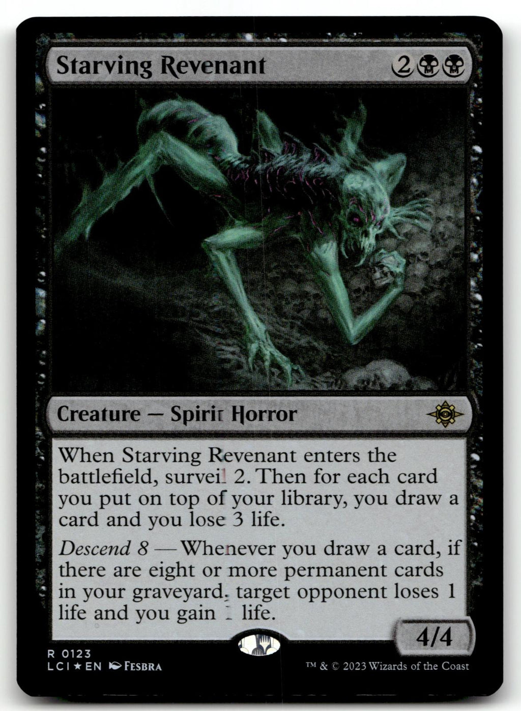 Starving Revenant 123 The Lost Caverns of Ixalan Magic: The Gathering Foil NM