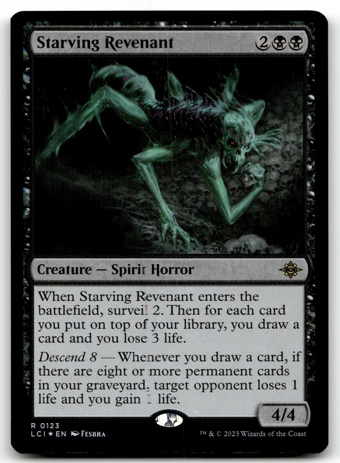 Starving Revenant 123 The Lost Caverns of Ixalan Magic: The Gathering Foil NM