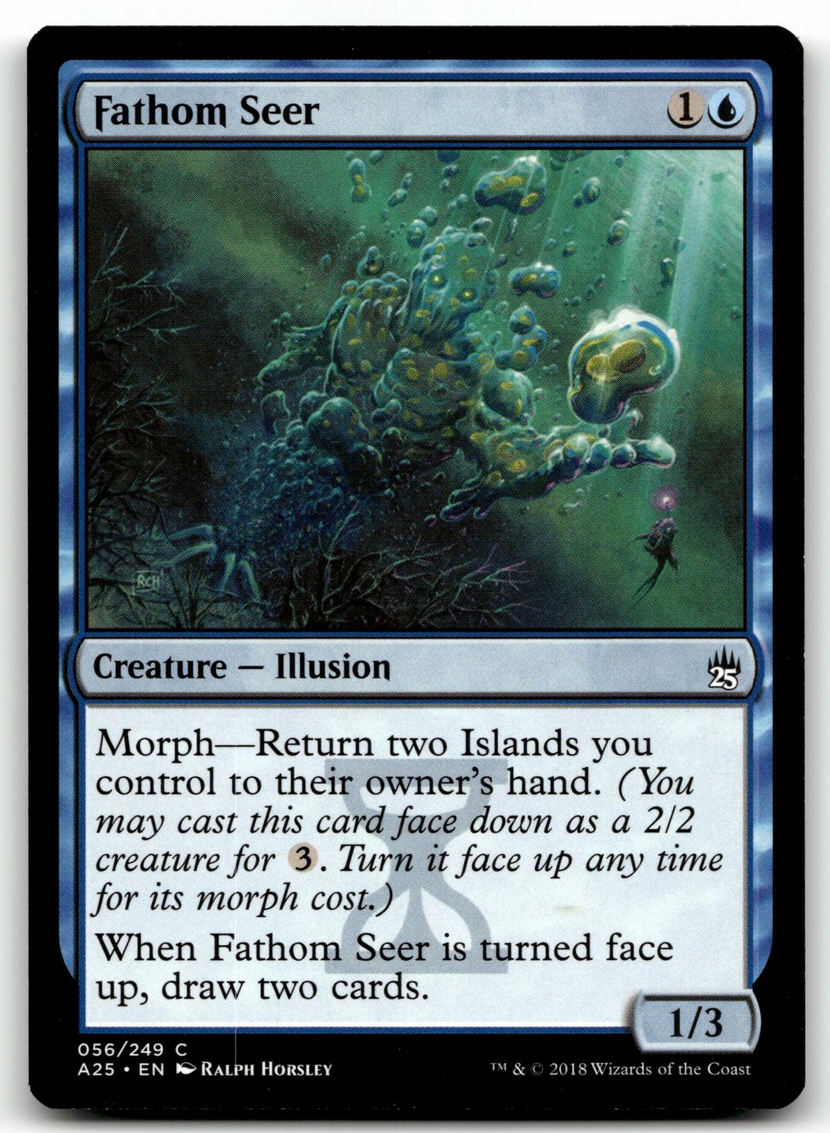 Fathom Seer 56 Common Masters 25 Magic: The Gathering Near Mint