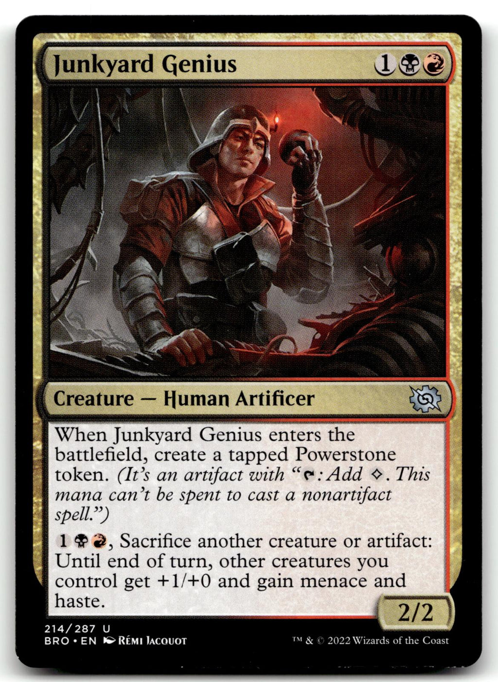 Junkyard Genius 214 Uncommon The Brothers' War Magic: The Gathering Near Mint