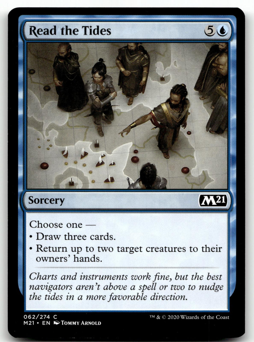 Read the Tides 62 Common Core Set 2021 Magic: The Gathering Near Mint