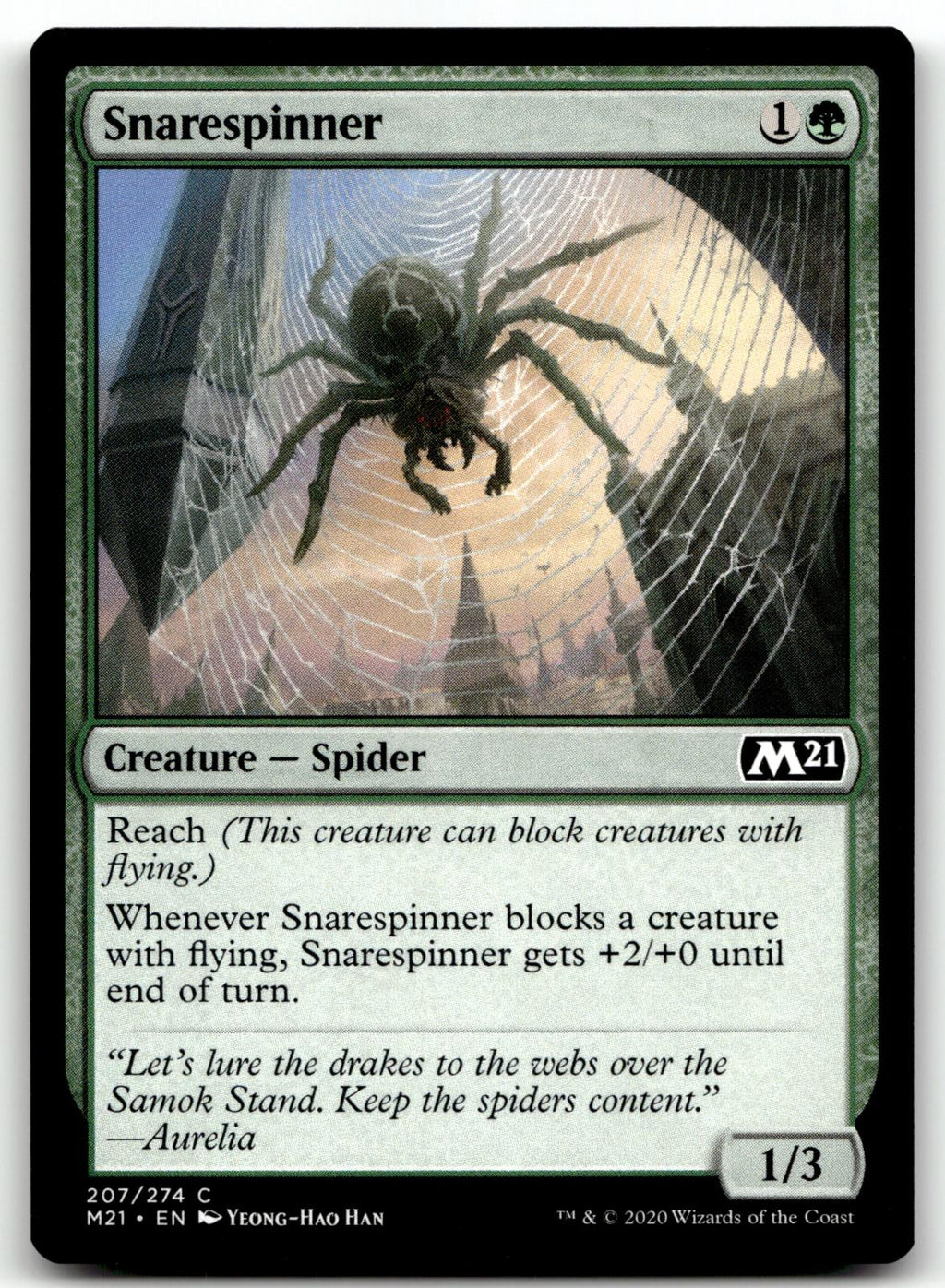 Snarespinner 207 Common Core Set 2021 Magic: The Gathering Near Mint