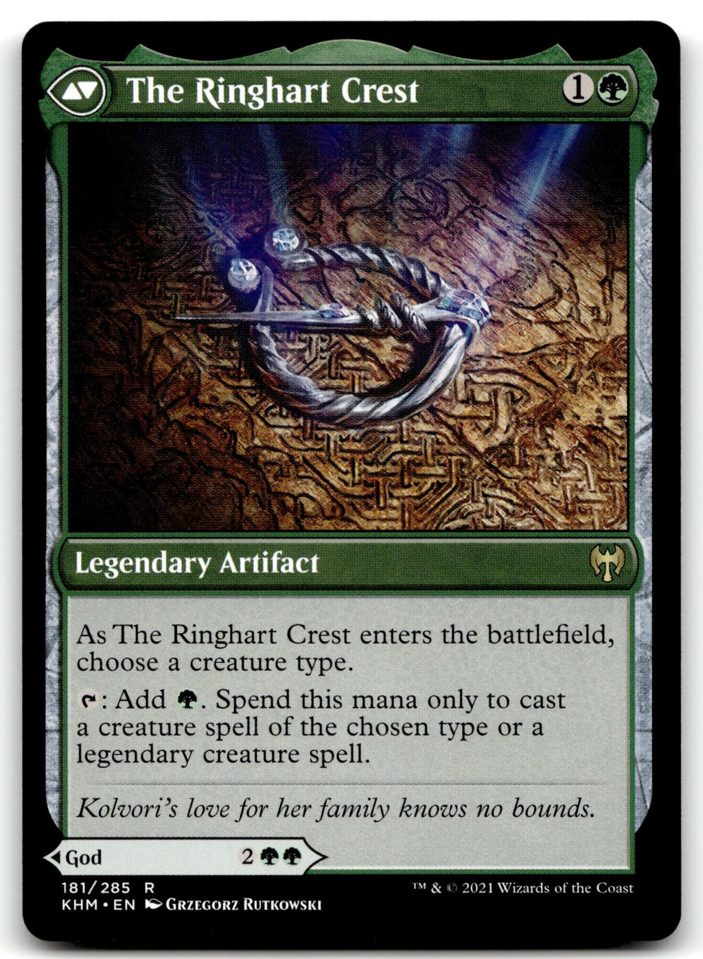 Kolvori, God of Kinship 181 Rare Kaldheim Magic: The Gathering Near Mint