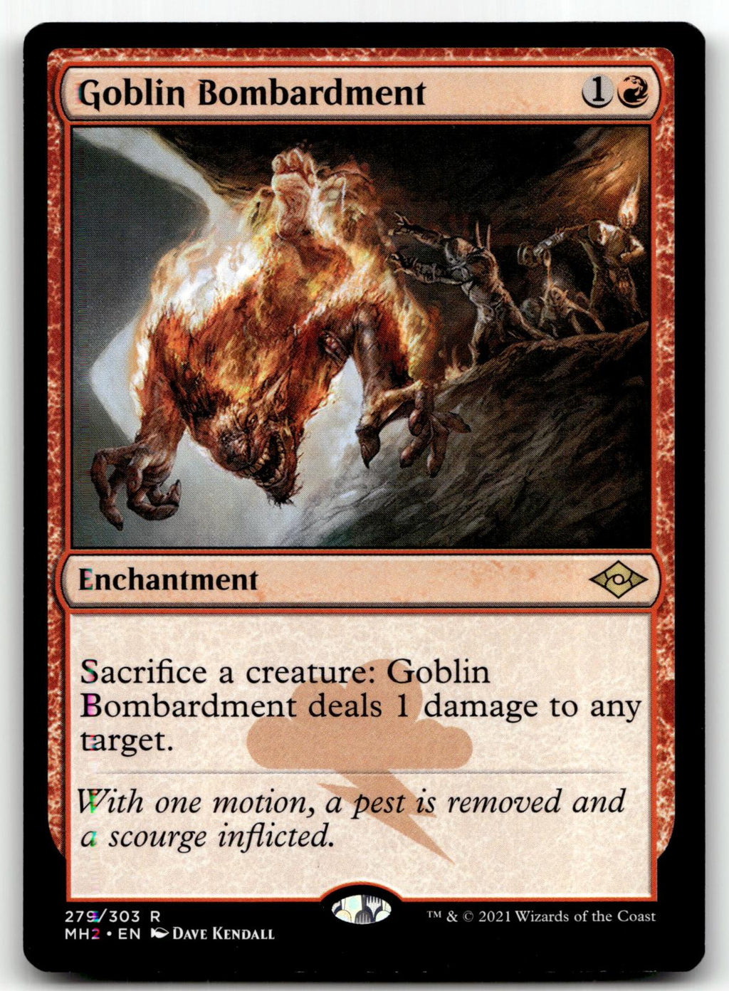 Goblin Bombardment 279 Rare Modern Horizons 2 Magic: The Gathering Near Mint