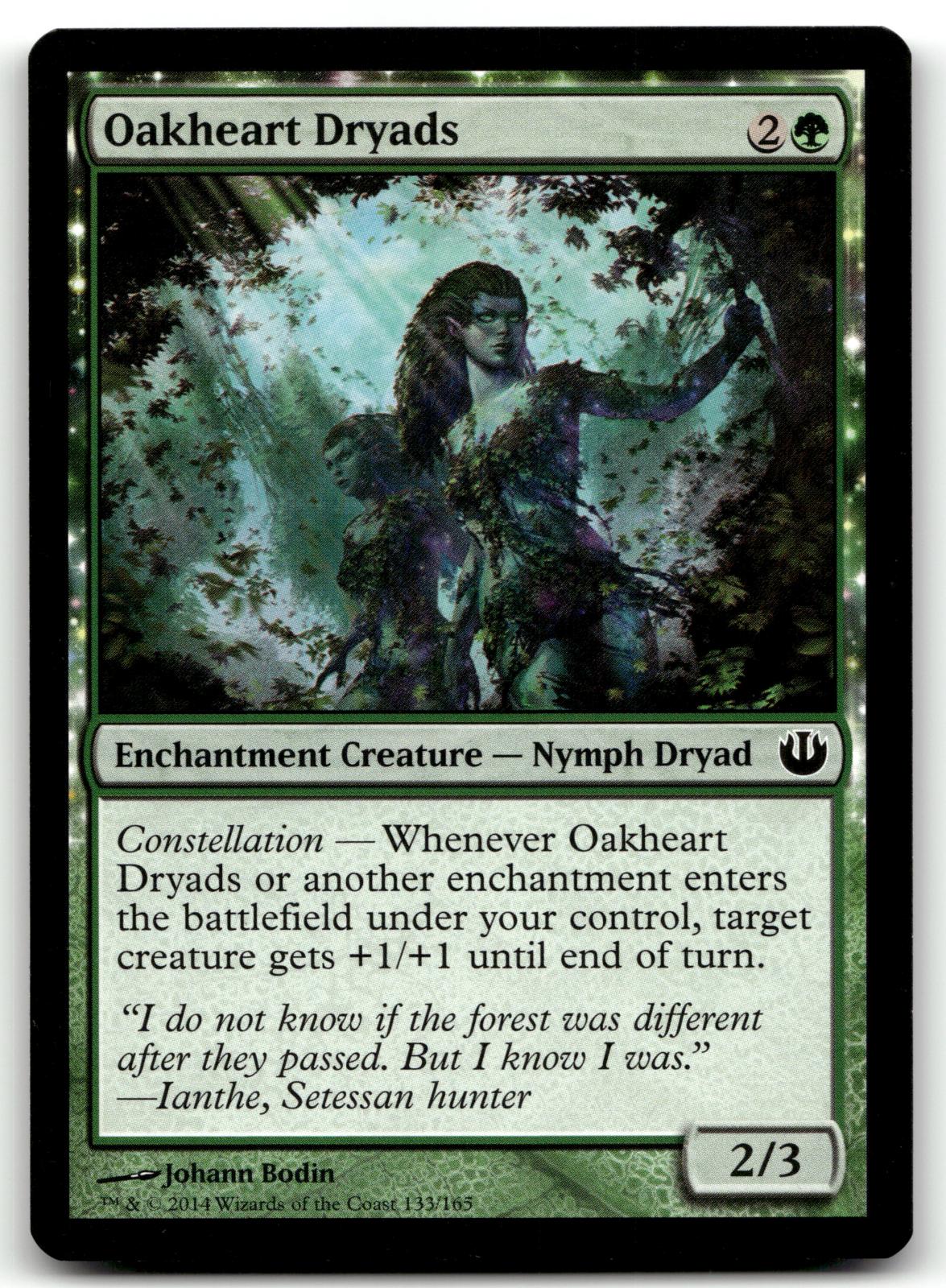 Oakheart Dryads 133 Common Journey Into Nyx Magic: The Gathering Near Mint