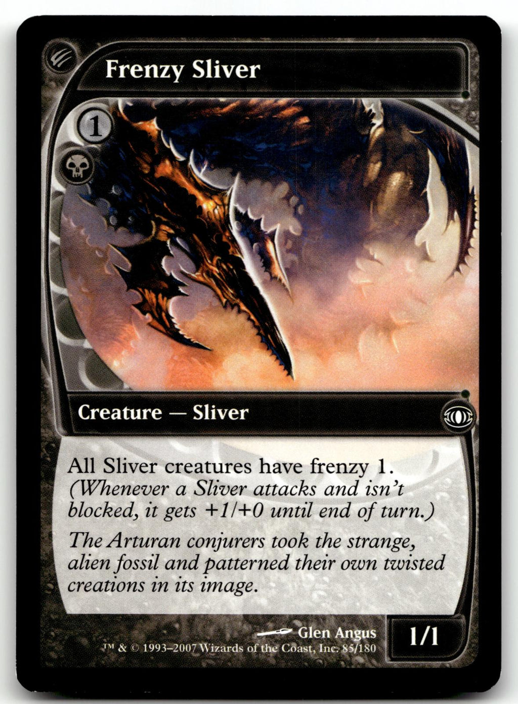 Frenzy Sliver 85 Common Future Sight Magic: The Gathering Near Mint