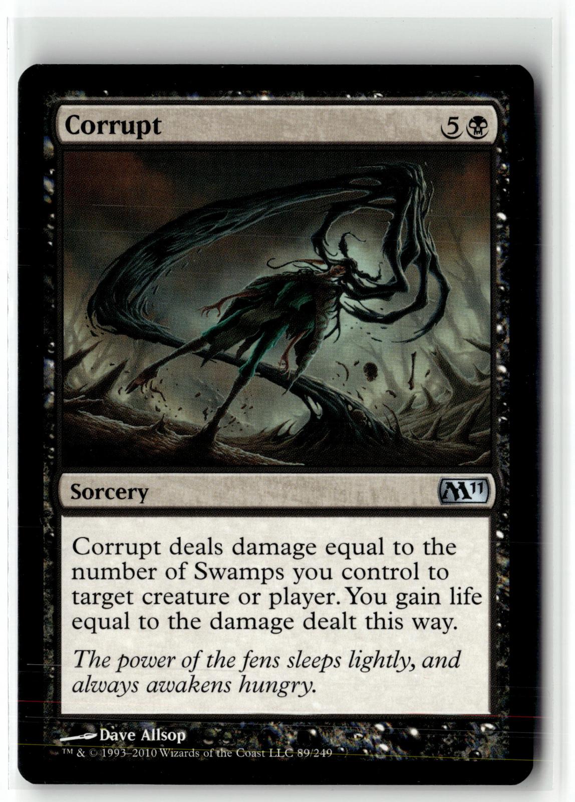 Corrupt 89 Uncommon Magic 2011 (M11) Magic: The Gathering Near Mint