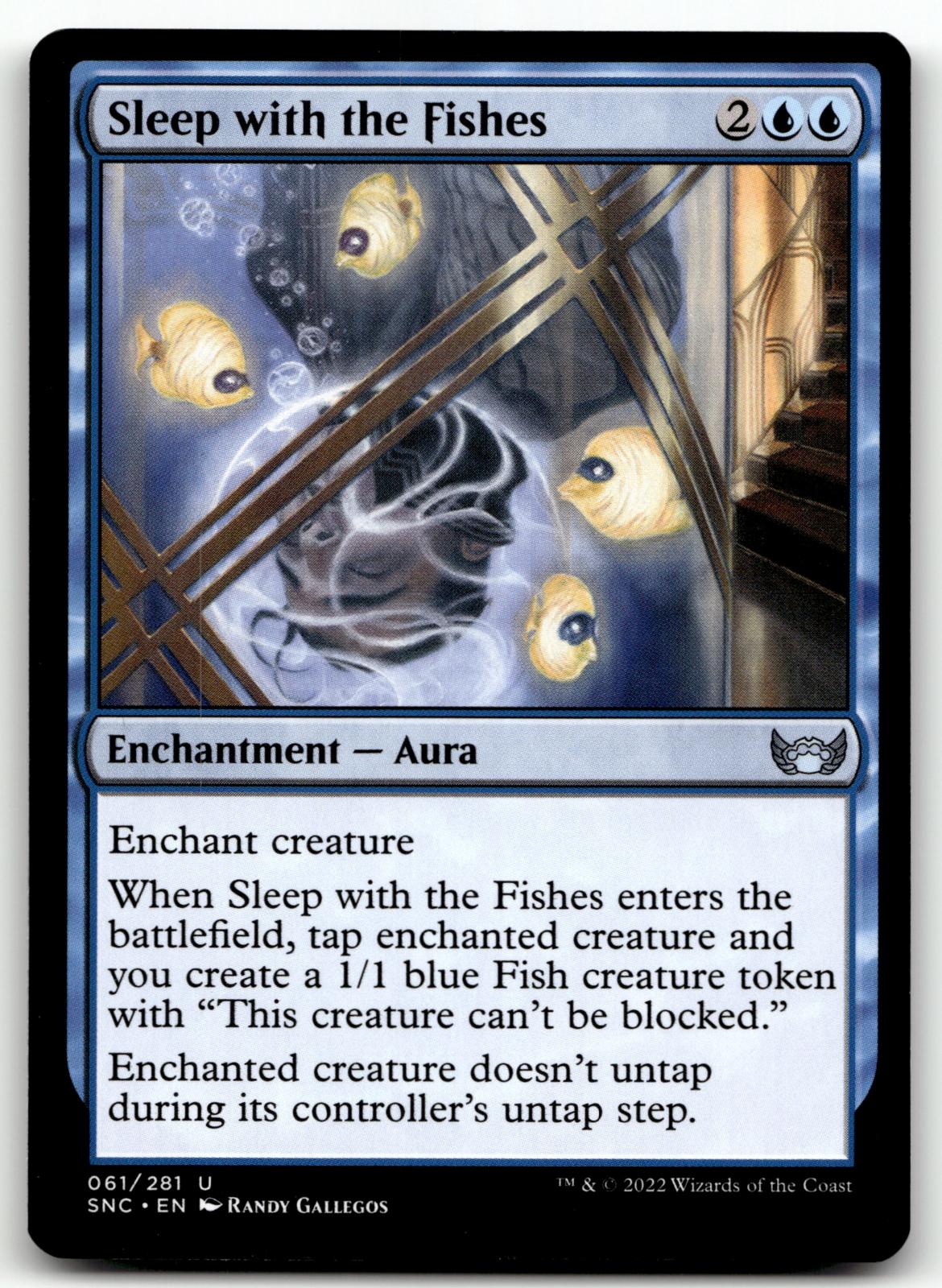 Sleep with the Fishes 61 Uncommon Streets of New Capenna Magic: The Gathering NM
