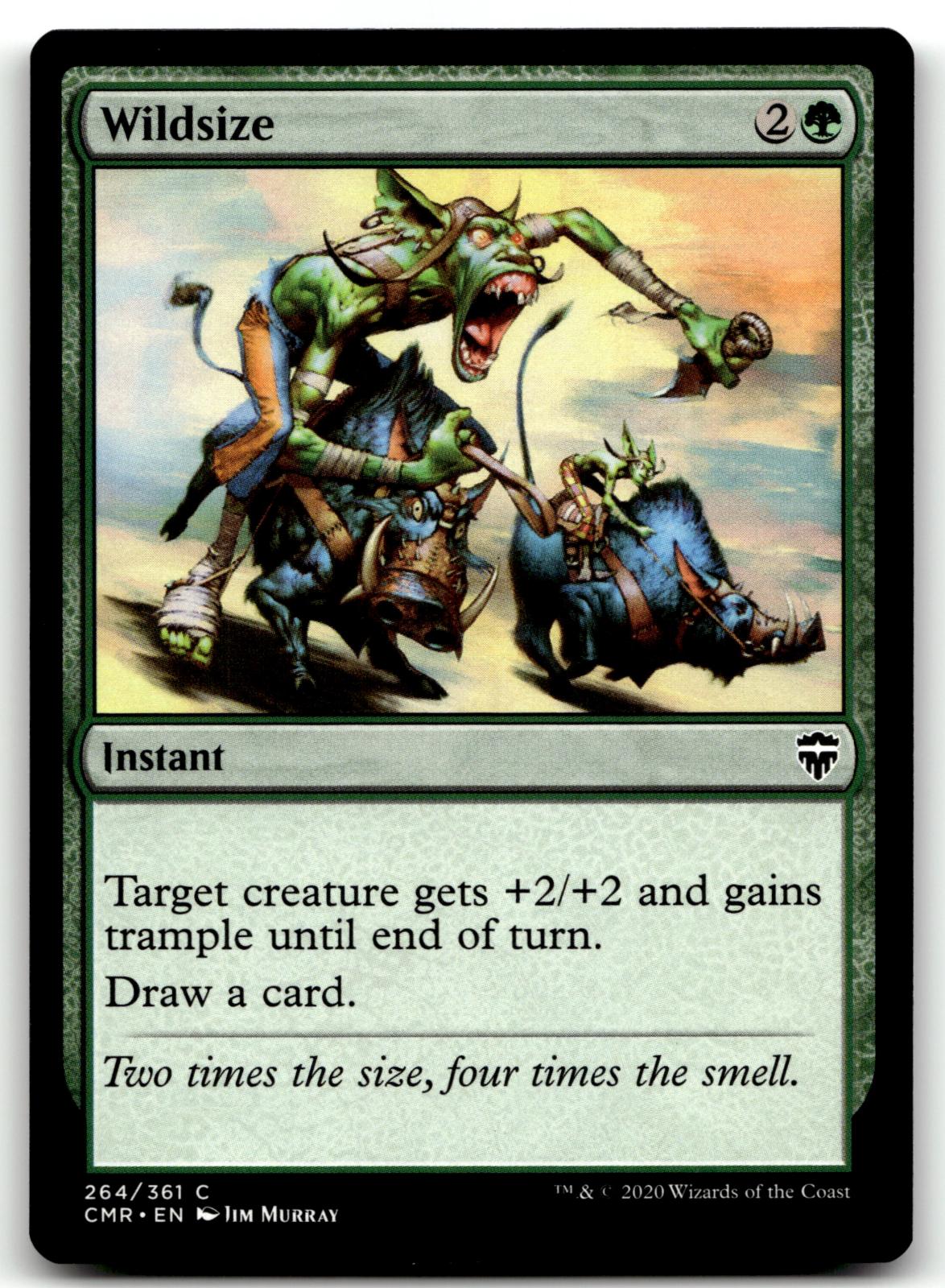 Wildsize 264 Common Commander Legends Magic: The Gathering Near Mint