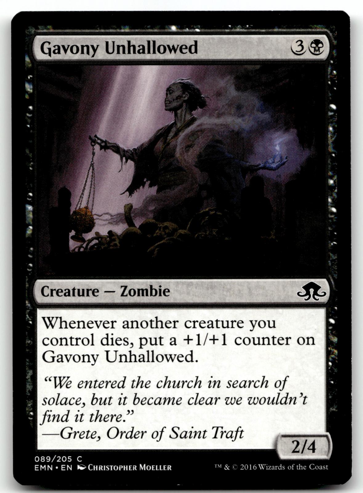 Gavony Unhallowed 89 Common Eldritch Moon Magic: The Gathering Near Mint