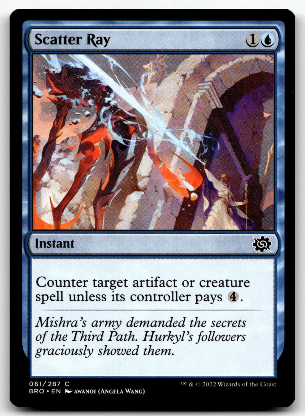 Scatter Ray 61 Common The Brothers' War Magic: The Gathering Near Mint