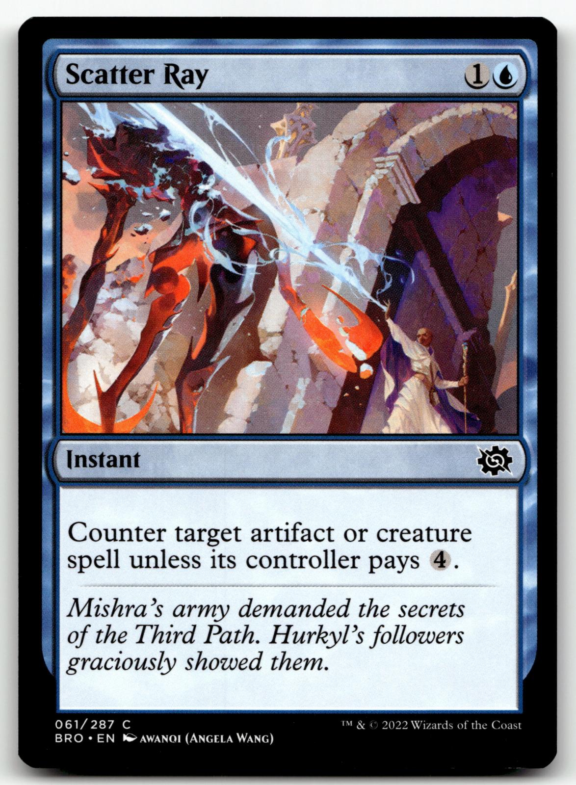 Scatter Ray 61 Common The Brothers' War Magic: The Gathering Near Mint