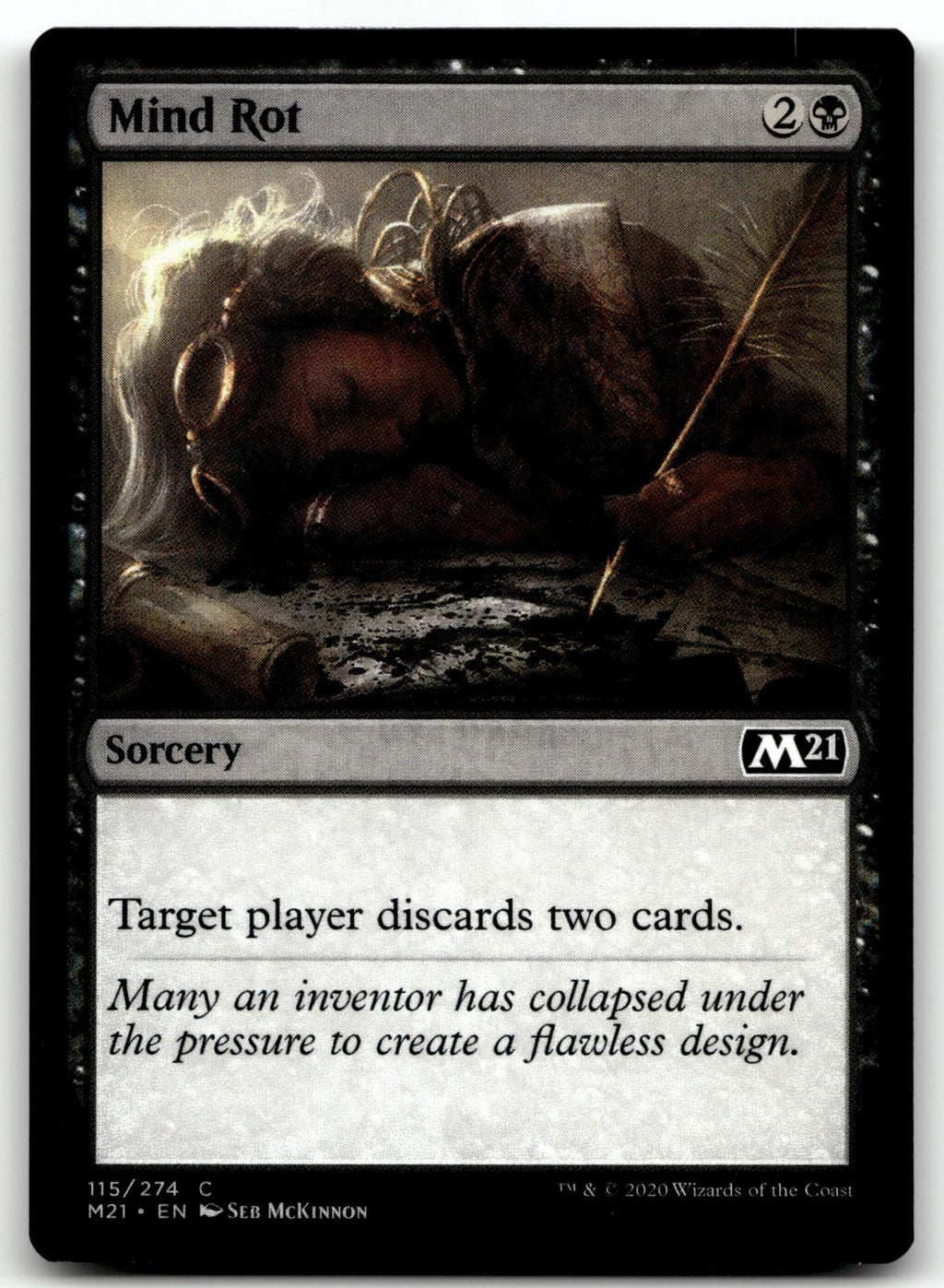 Mind Rot 115 Common Core Set 2021 Magic: The Gathering Near Mint