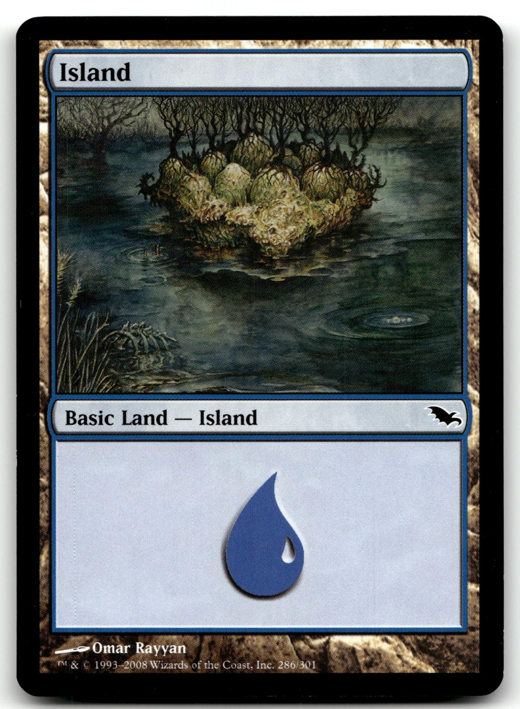 Island (286) 286 Land Shadowmoor Magic: The Gathering Near Mint