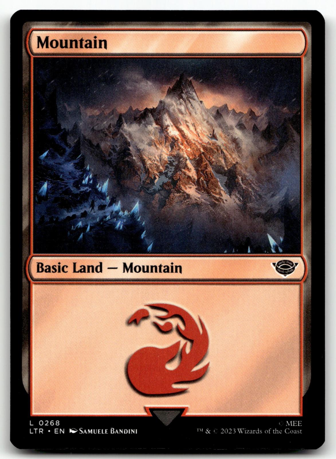 Mountain (0268) 268 Universes Beyond The Lord of the Rings Tales of Middle-earth