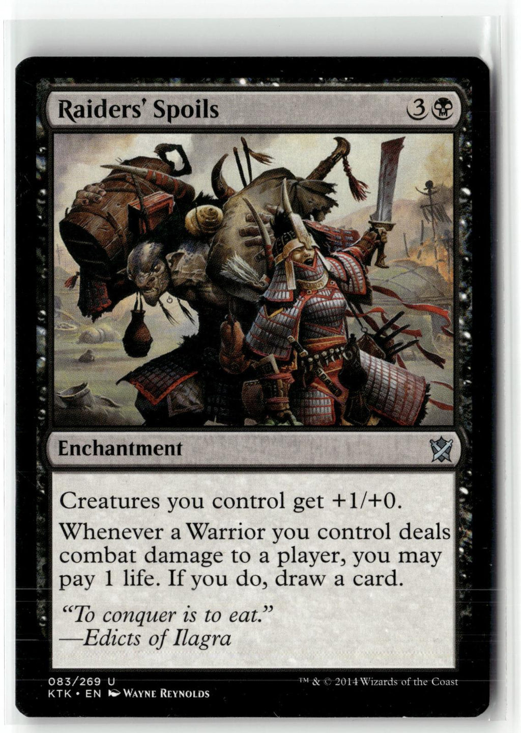 Raiders' Spoils 83 Uncommon Khans of Tarkir Magic: The Gathering Near Mint