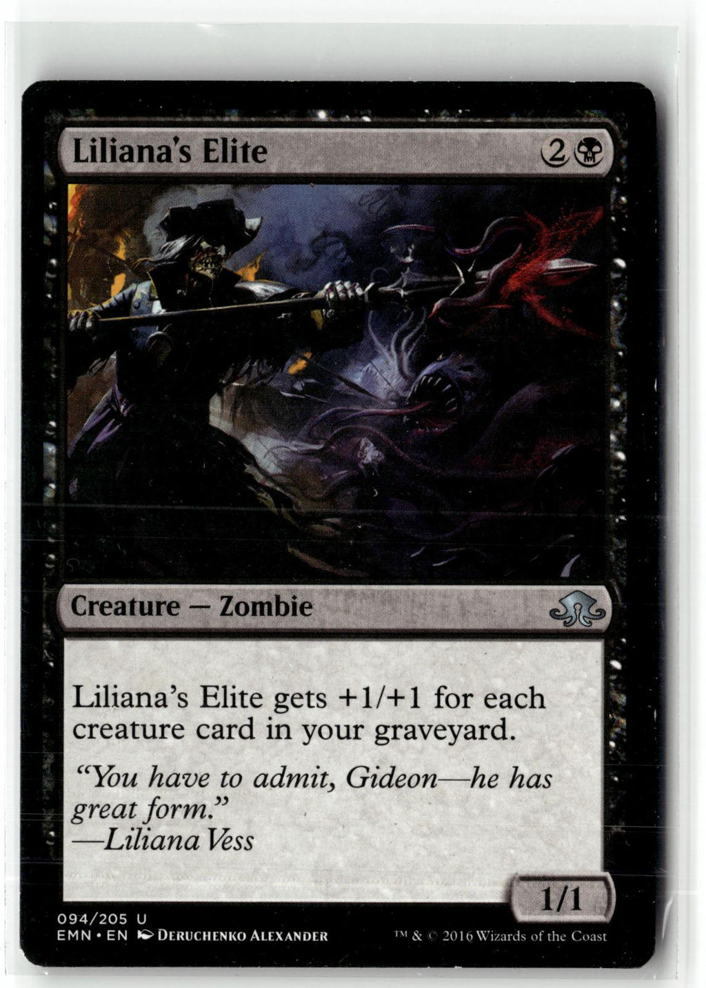 Liliana's Elite 94 Uncommon Eldritch Moon Magic: The Gathering Near Mint
