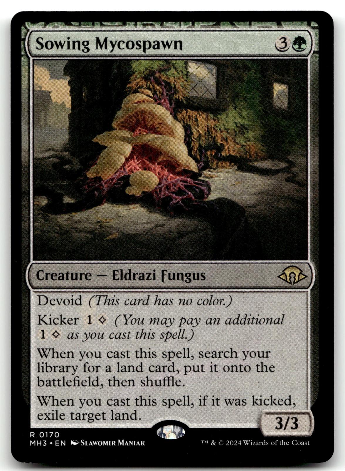 Sowing Mycospawn 170 Rare Modern Horizons 3 Magic: The Gathering Near Mint