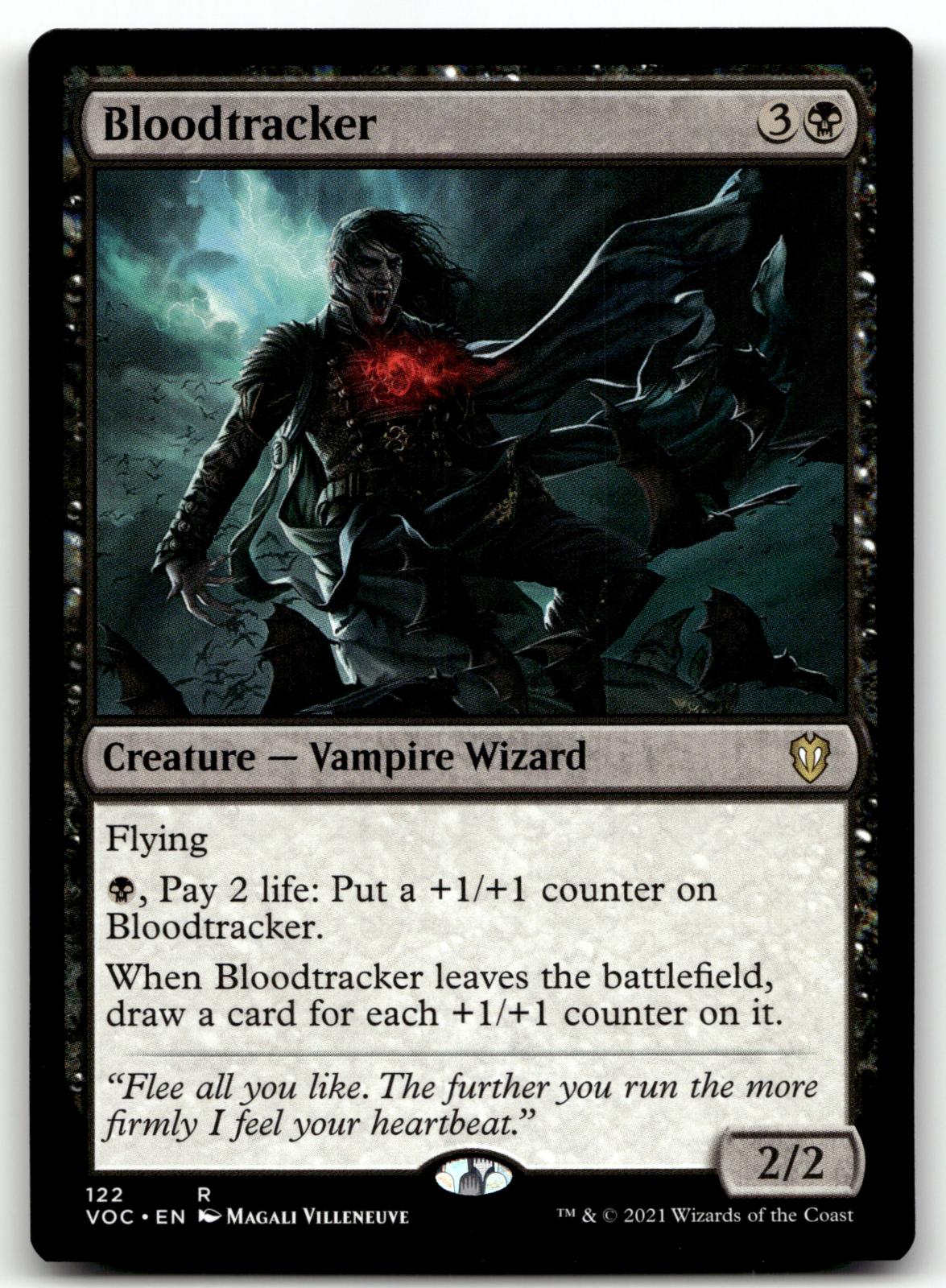 Bloodtracker 122 Rare Commander: Innistrad: Crimson Vow Magic: The Gathering NM