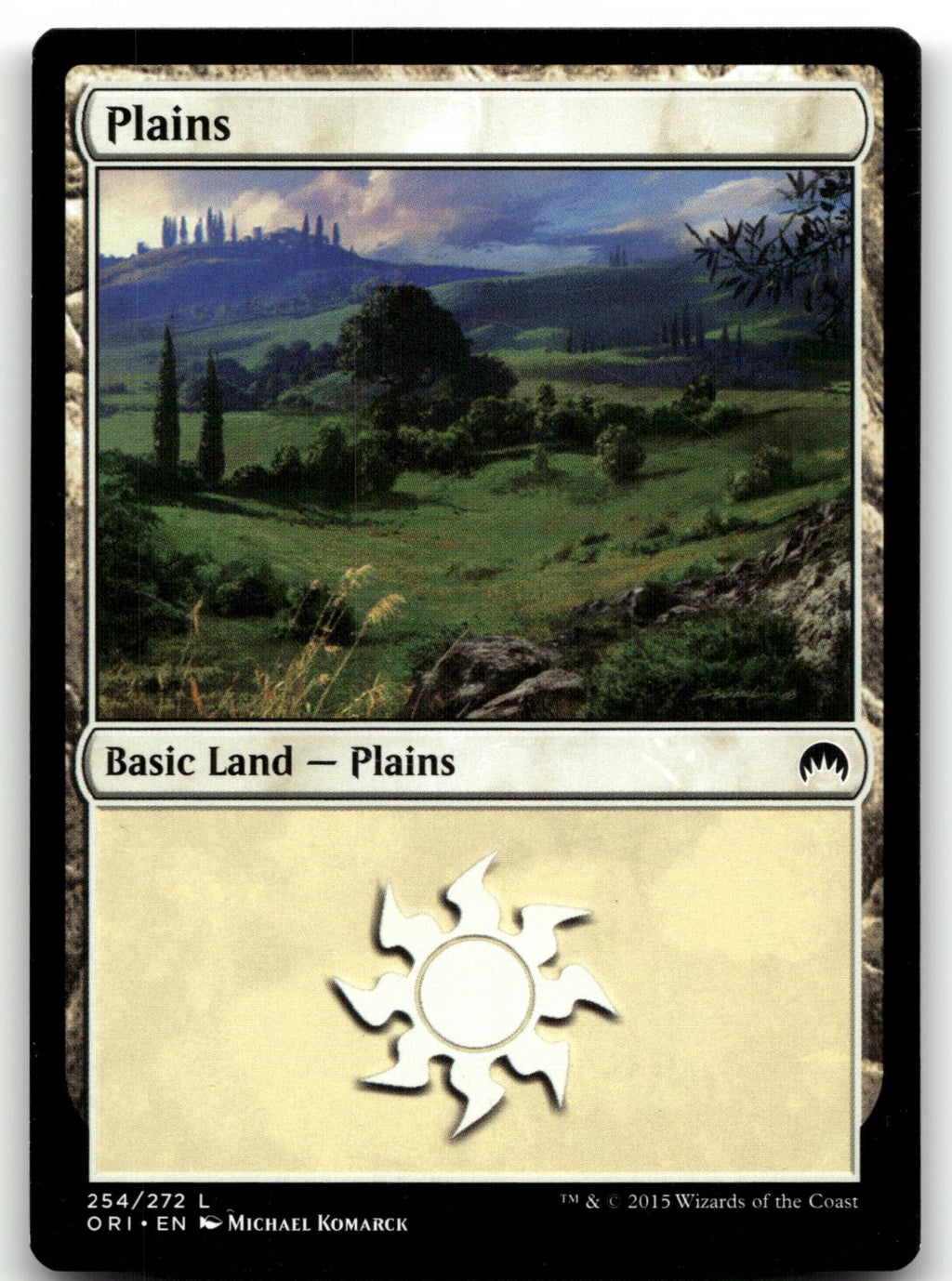 Plains (254) 254 Land Magic Origins Magic: The Gathering Near Mint