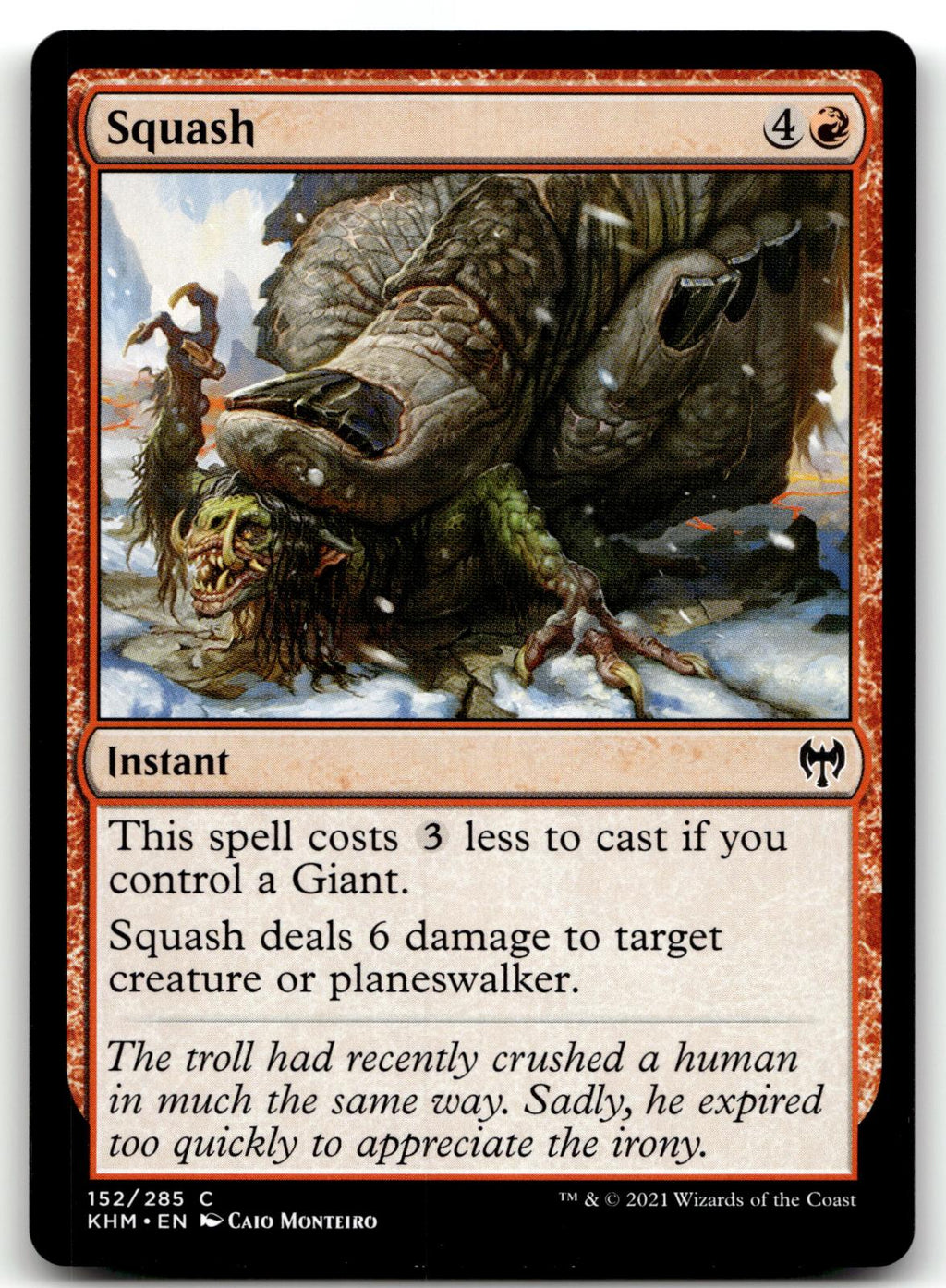 Squash 152 Common Kaldheim Magic: The Gathering Near Mint
