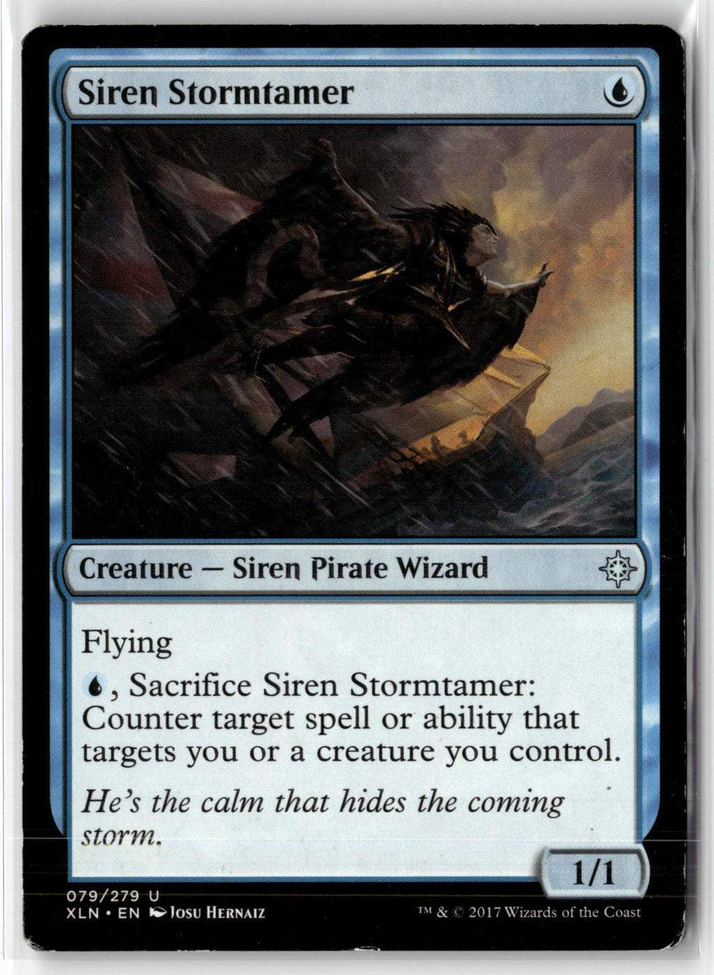 Siren Stormtamer 79 Uncommon Ixalan Magic: The Gathering Near Mint