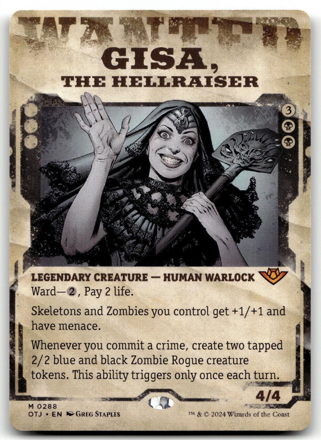 Gisa, the Hellraiser (Showcase) 288 Outlaws of Thunder Junction 