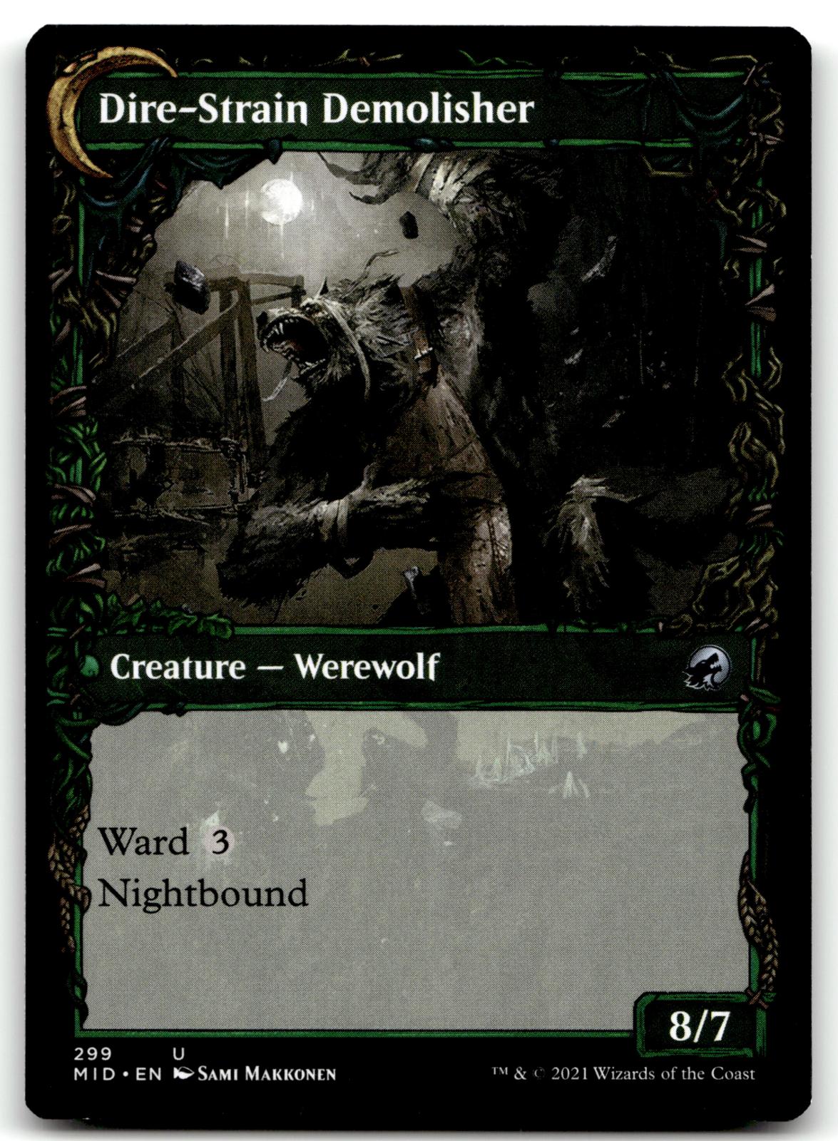 Burly Breaker (Showcase) 299 Innistrad: Midnight Hunt Magic: The Gathering NM