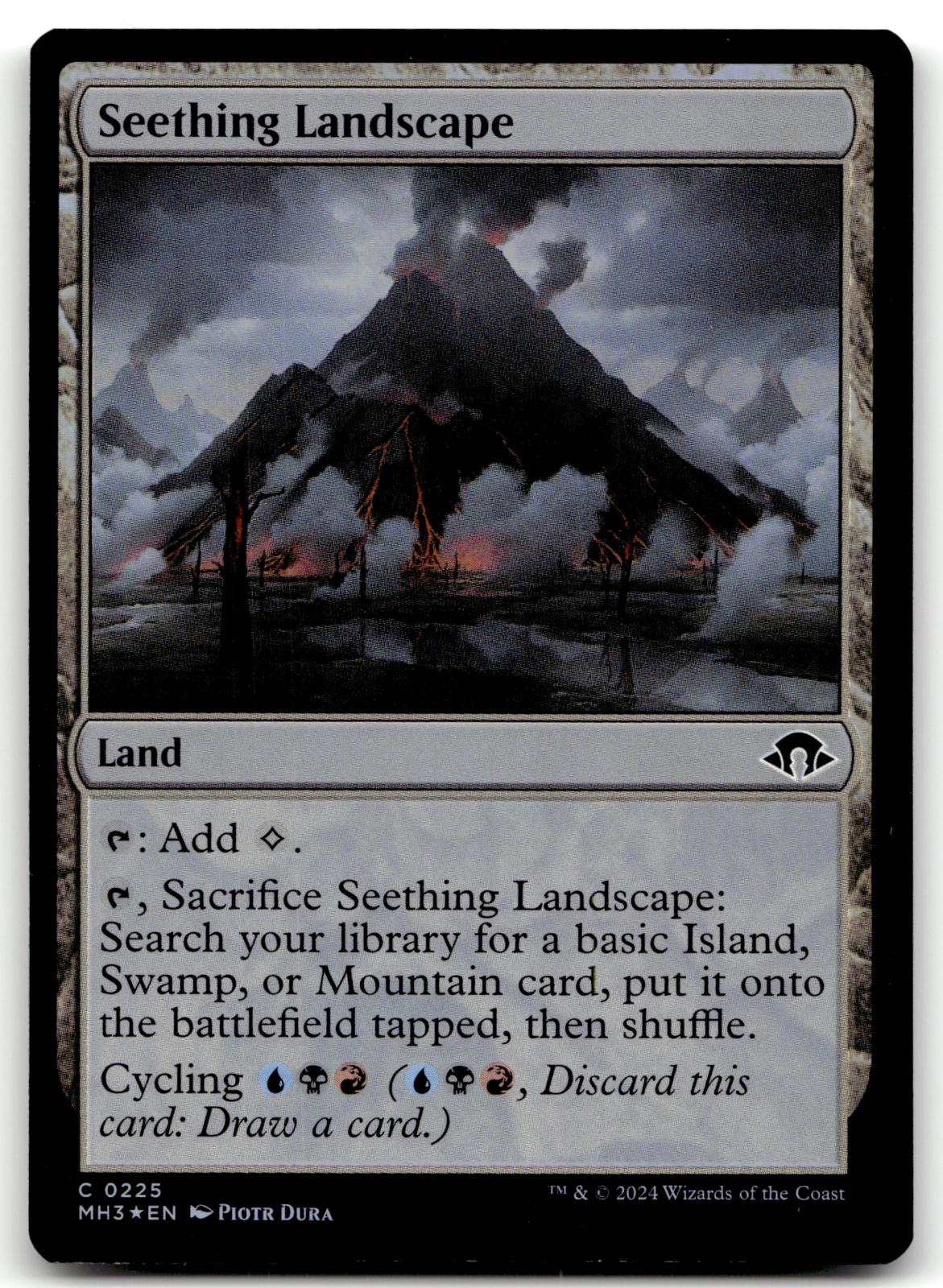 Seething Landscape 225 Common Modern Horizons 3 Magic: The Gathering Foil NM