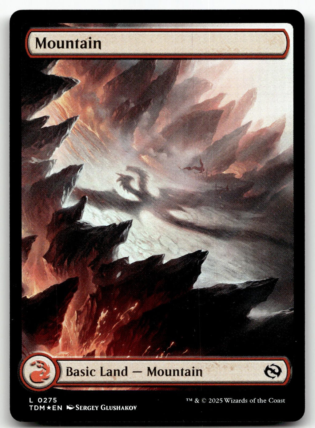 Mountain (0275) 275 Land Tarkir: Dragonstorm Magic: The Gathering Foil Near Mint