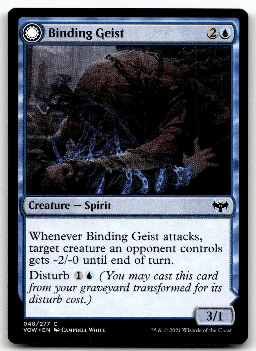 Binding Geist 48 Common Innistrad: Crimson Vow Magic: The Gathering Near Mint