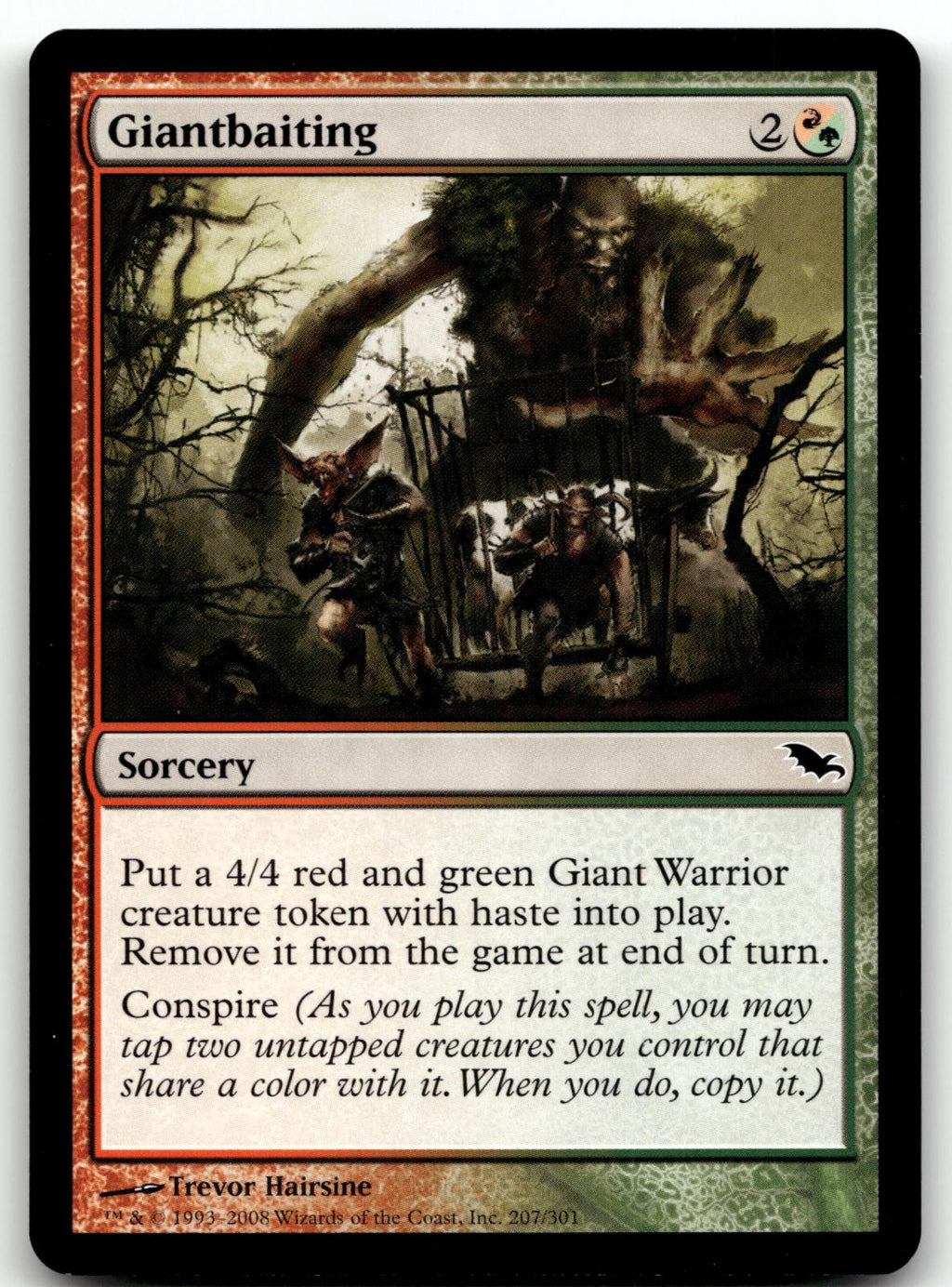 Giantbaiting 207 Common Shadowmoor Magic: The Gathering Near Mint