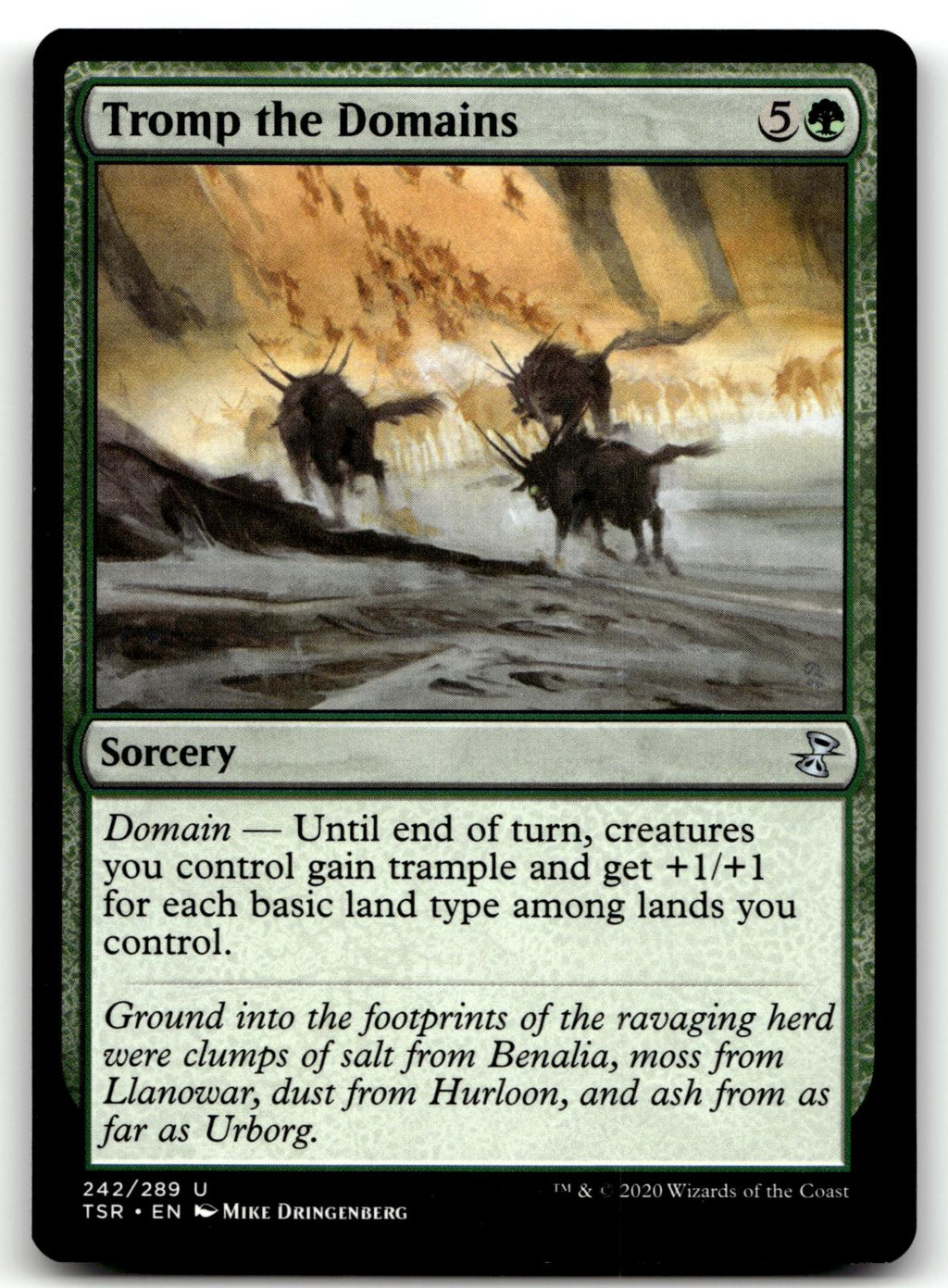 Tromp the Domains 242 Uncommon Time Spiral: Remastered Magic: The Gathering NM