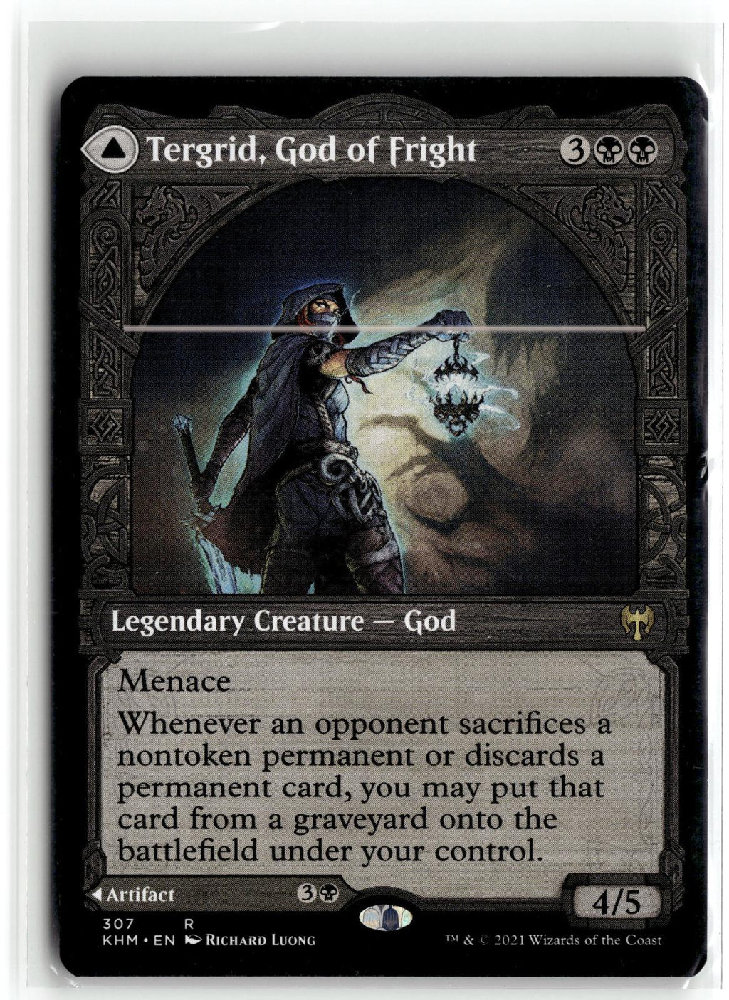 Tergrid, God of Fright (Showcase) 307 Rare Kaldheim Magic: The Gathering NM