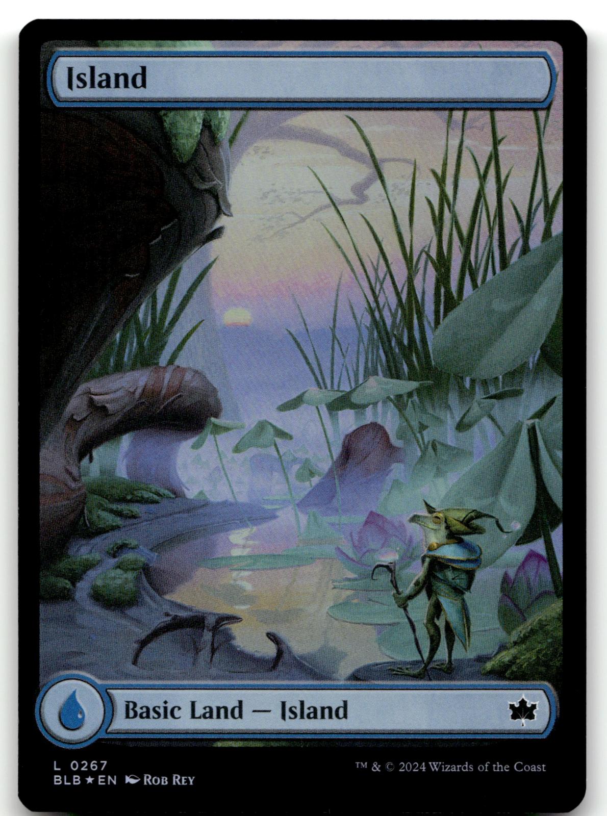Island (0267) 267 Land Bloomburrow Magic: The Gathering Foil Near Mint