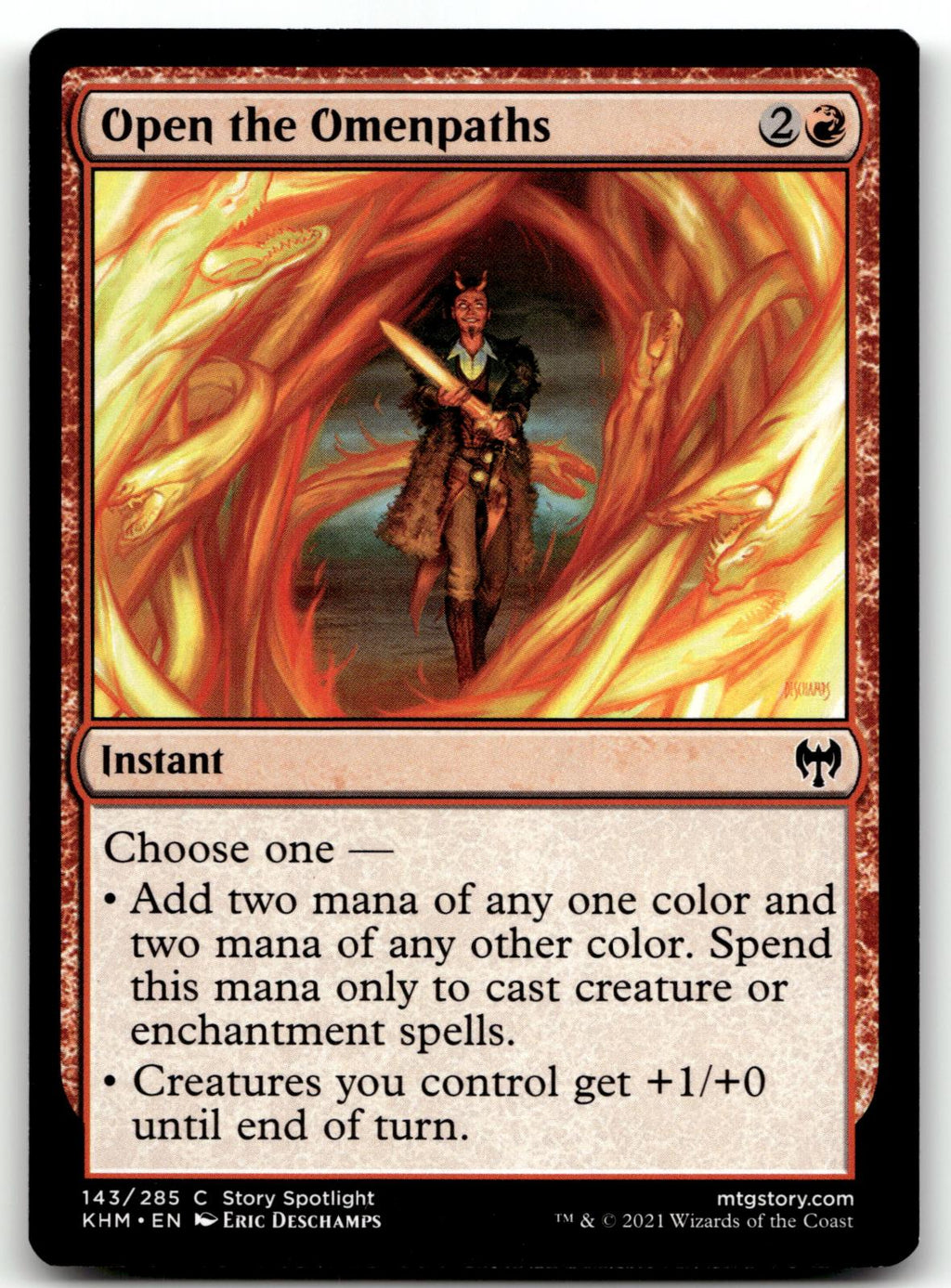 Open the Omenpaths 143 Common Kaldheim Magic: The Gathering Near Mint