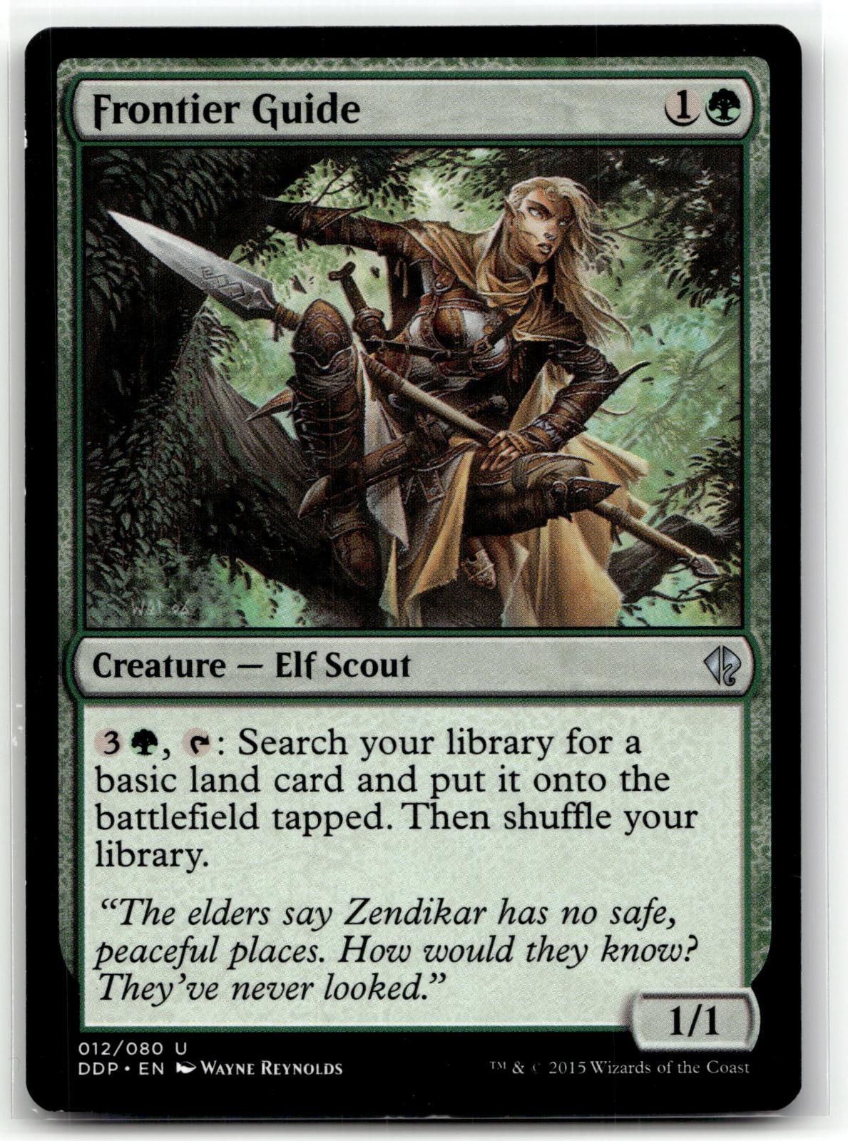 Frontier Guide 12 Duel Decks: Zendikar vs. Eldrazi Magic: The Gathering NM