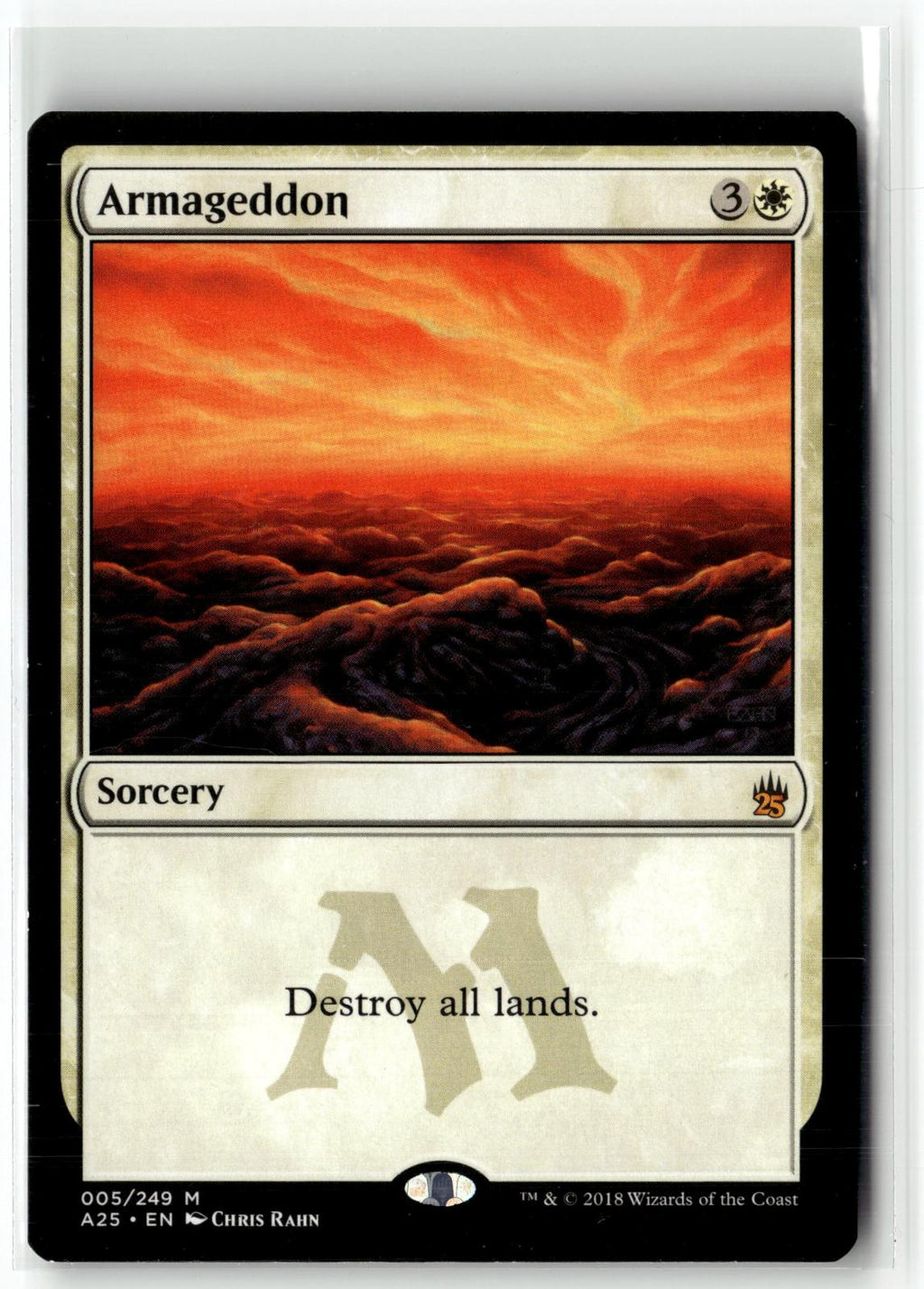 Armageddon 5 Mythic Masters 25 Magic: The Gathering Near Mint