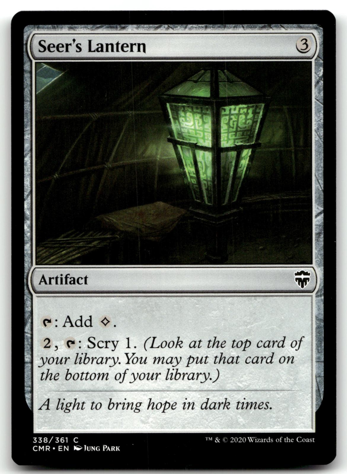 Seer's Lantern 338 Common Commander Legends Magic: The Gathering Near Mint