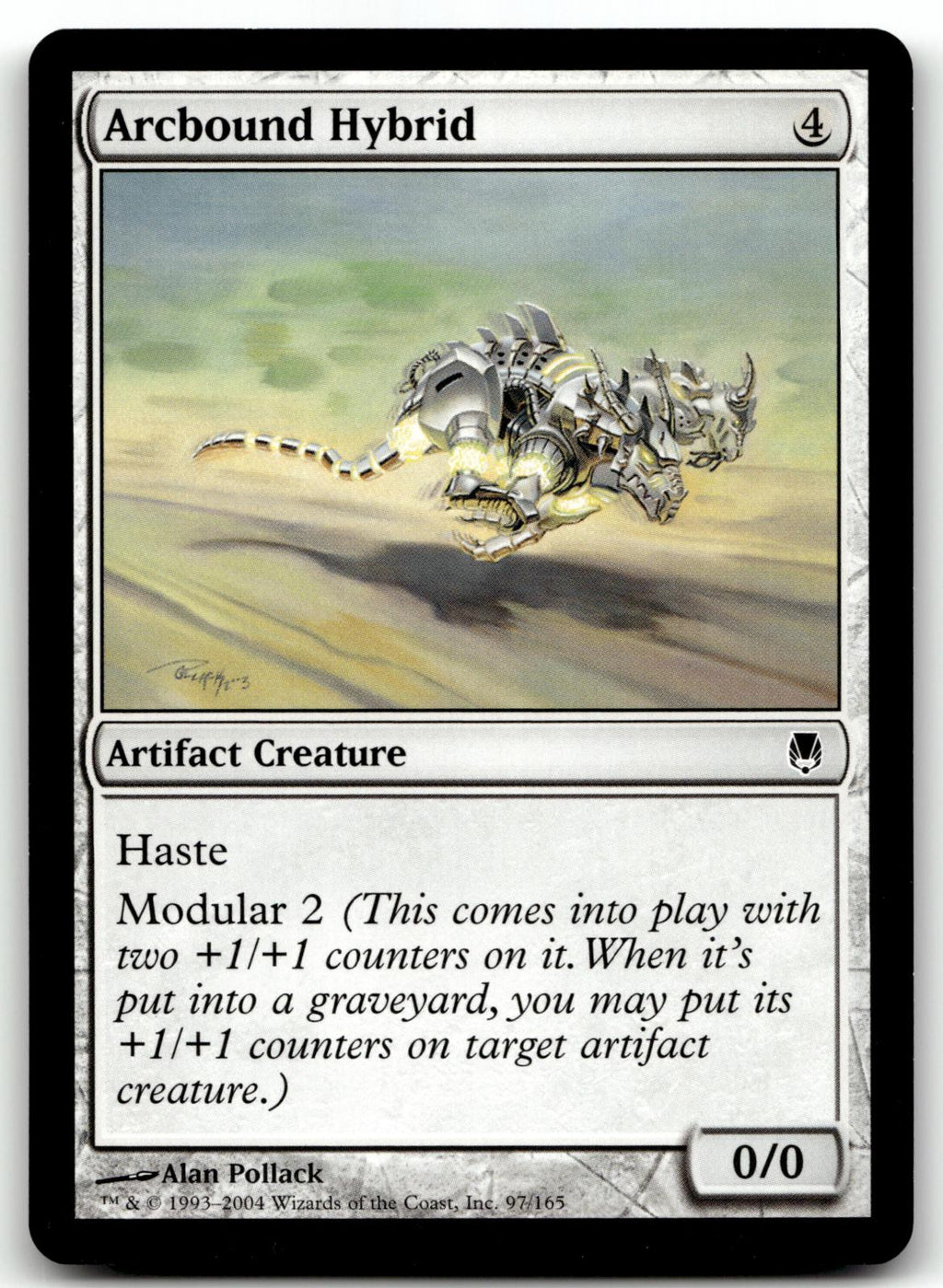 Arcbound Hybrid 97 Common Darksteel Magic: The Gathering Near Mint