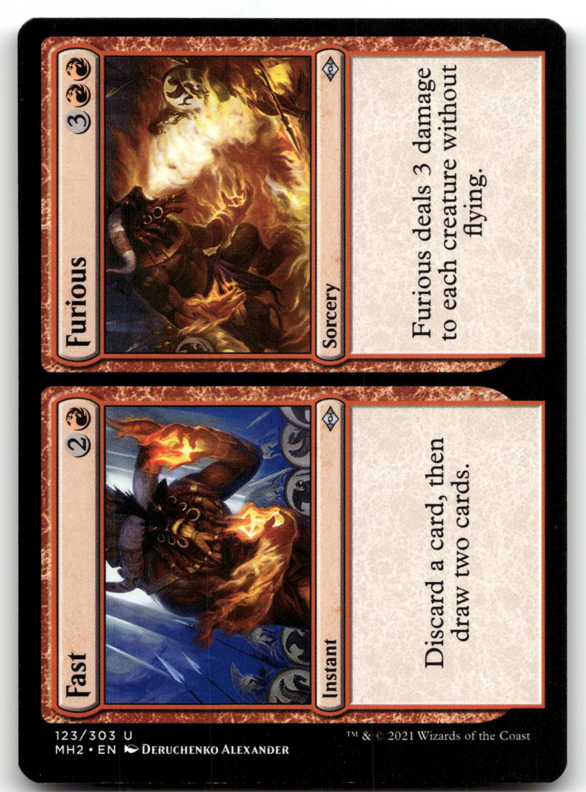 Fast // Furious 123 Uncommon Modern Horizons 2 Magic: The Gathering Near Mint