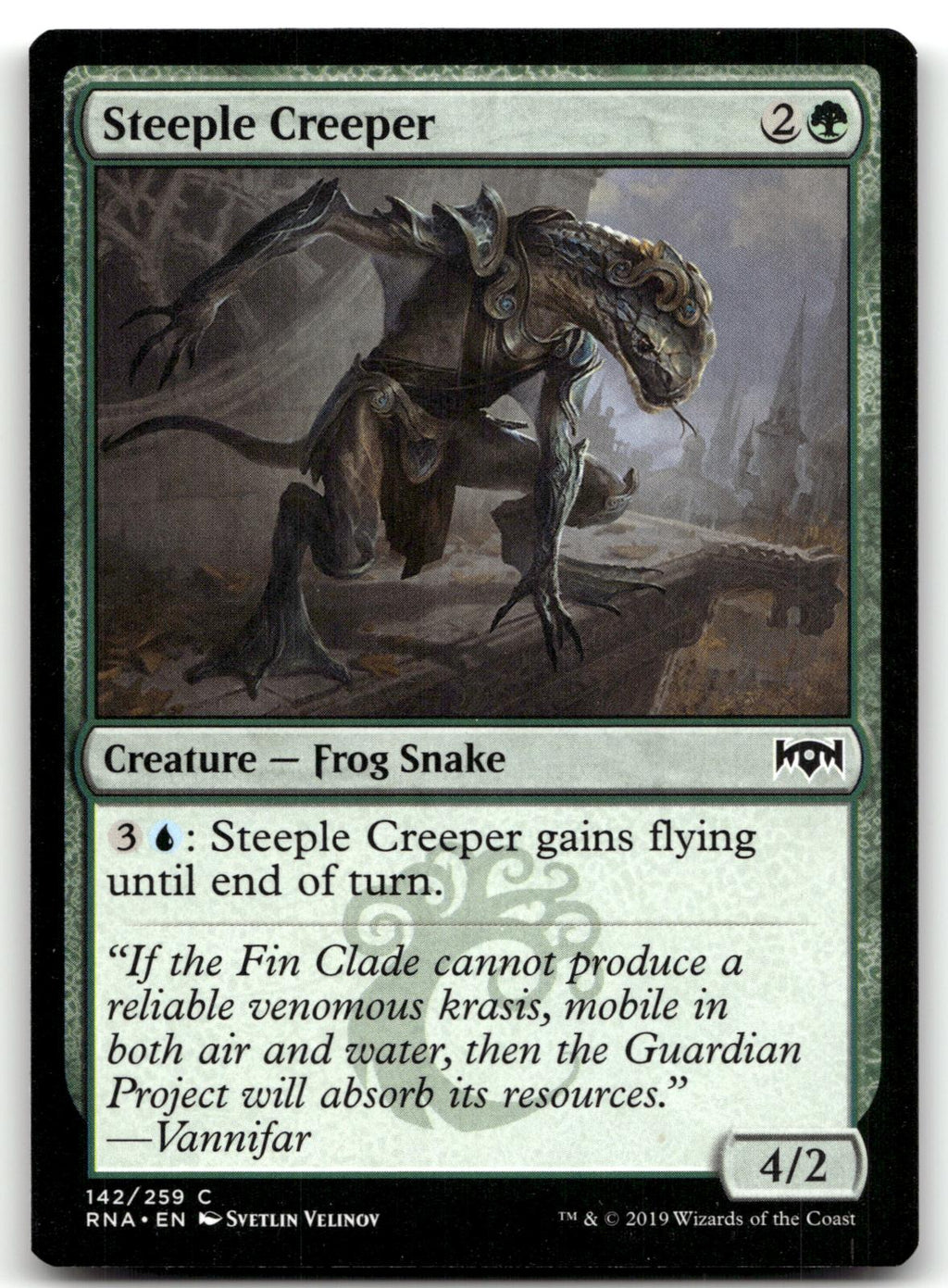 Steeple Creeper 142 Common Ravnica Allegiance Magic: The Gathering Near Mint
