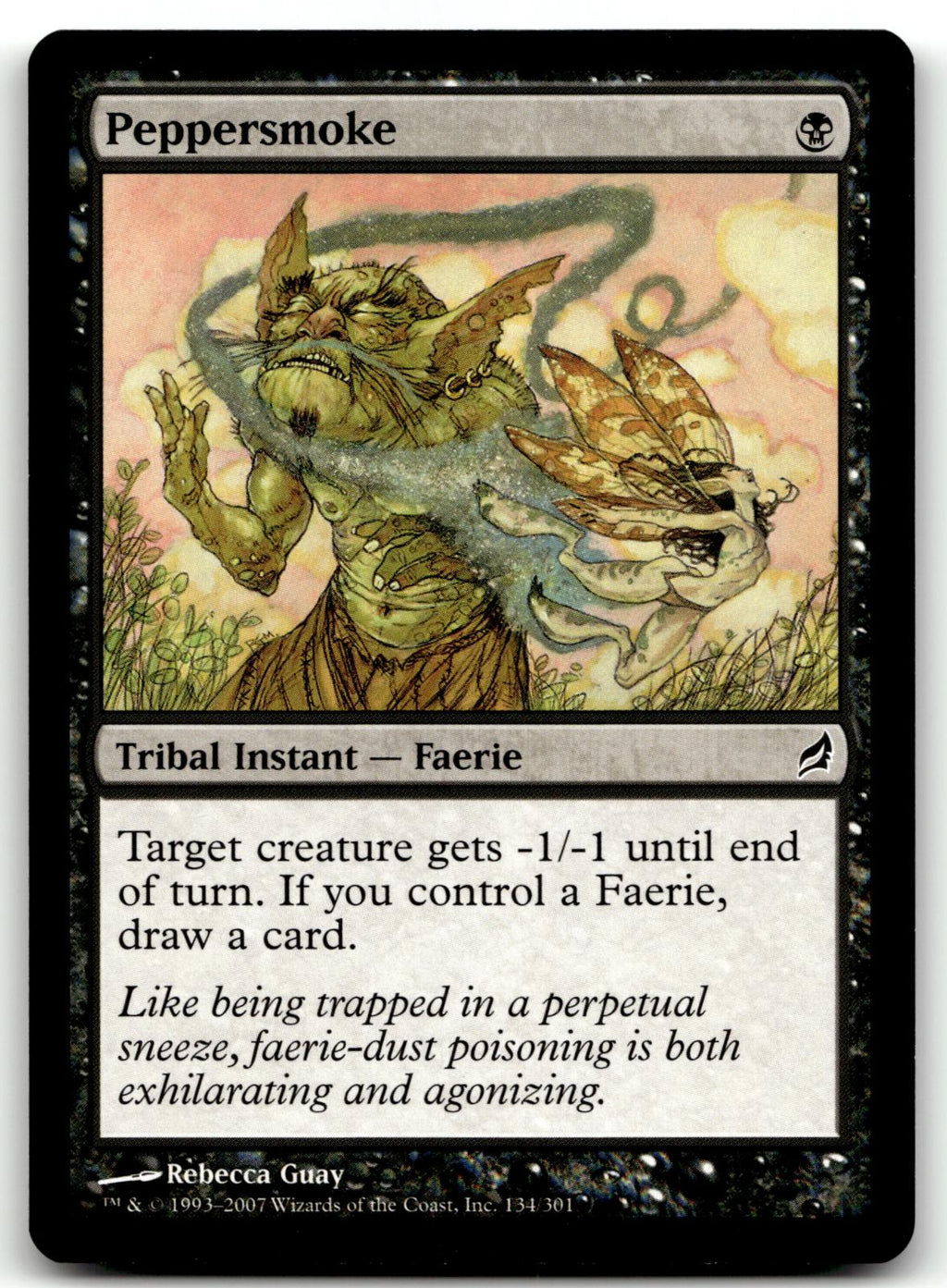 Peppersmoke 134 Common Lorwyn Magic: The Gathering Near Mint